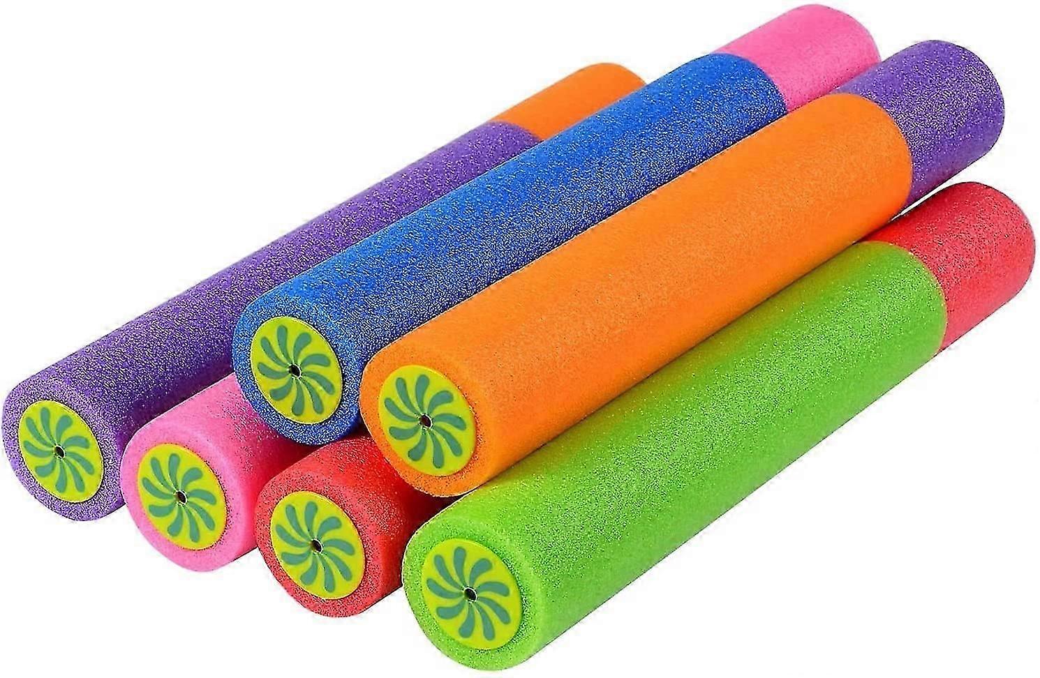 子供のための6個33CMフォームウォーターピストル、ビーチのおもちゃ(ランダムカラー)