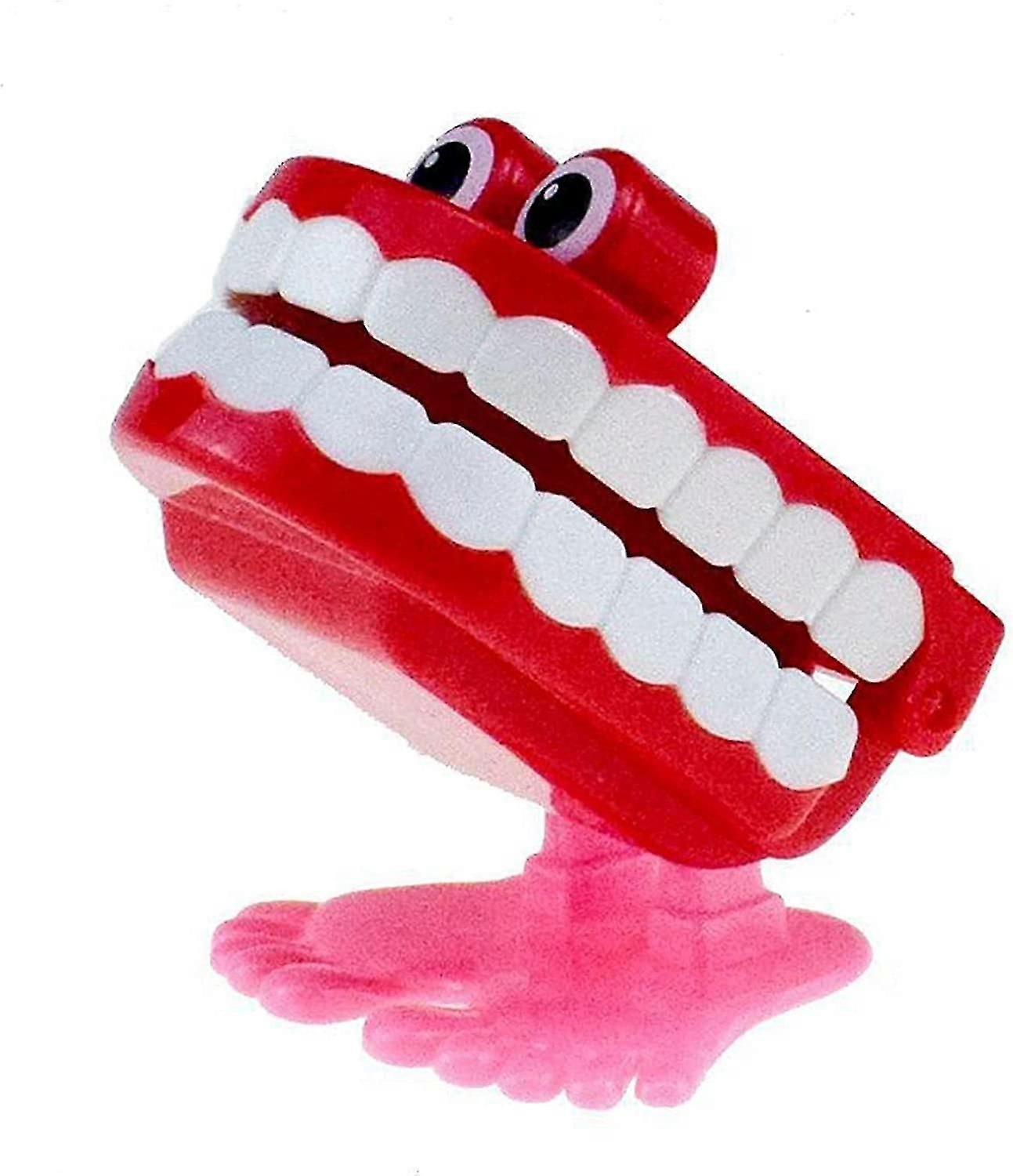 3pc chattering teeth (wind-up toy) [jkw]