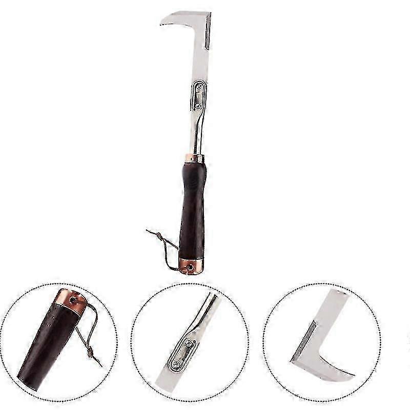 33X7x3cm Brown Shovels & Spades Useful Weeding Tool Grass Removal Tool Garden Digging Tool Garden We