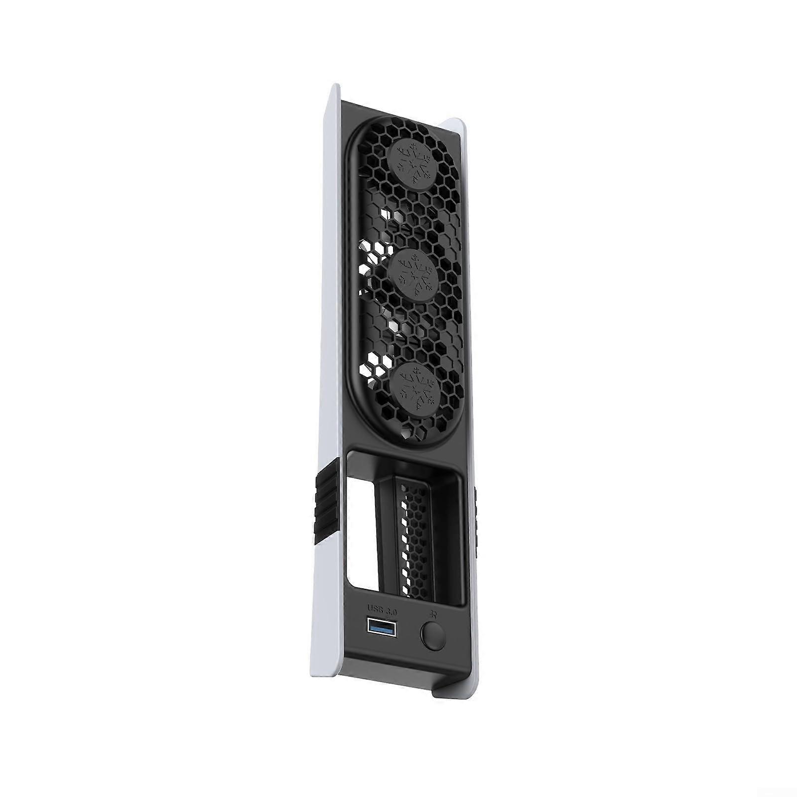 Cooling compatible with PS5 Pro and Slim improves performance with quiet operation (white) White