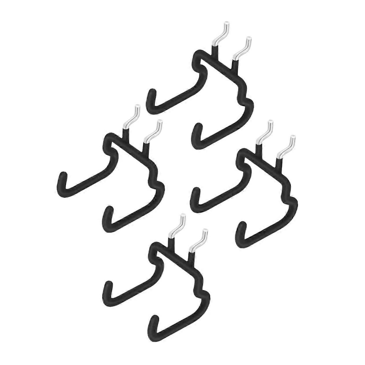 Pegboard Accessories 4-Pcs Tool Hangers, Garage Organizer, Drill Holder, Easy Install, Compatible With Pegboards