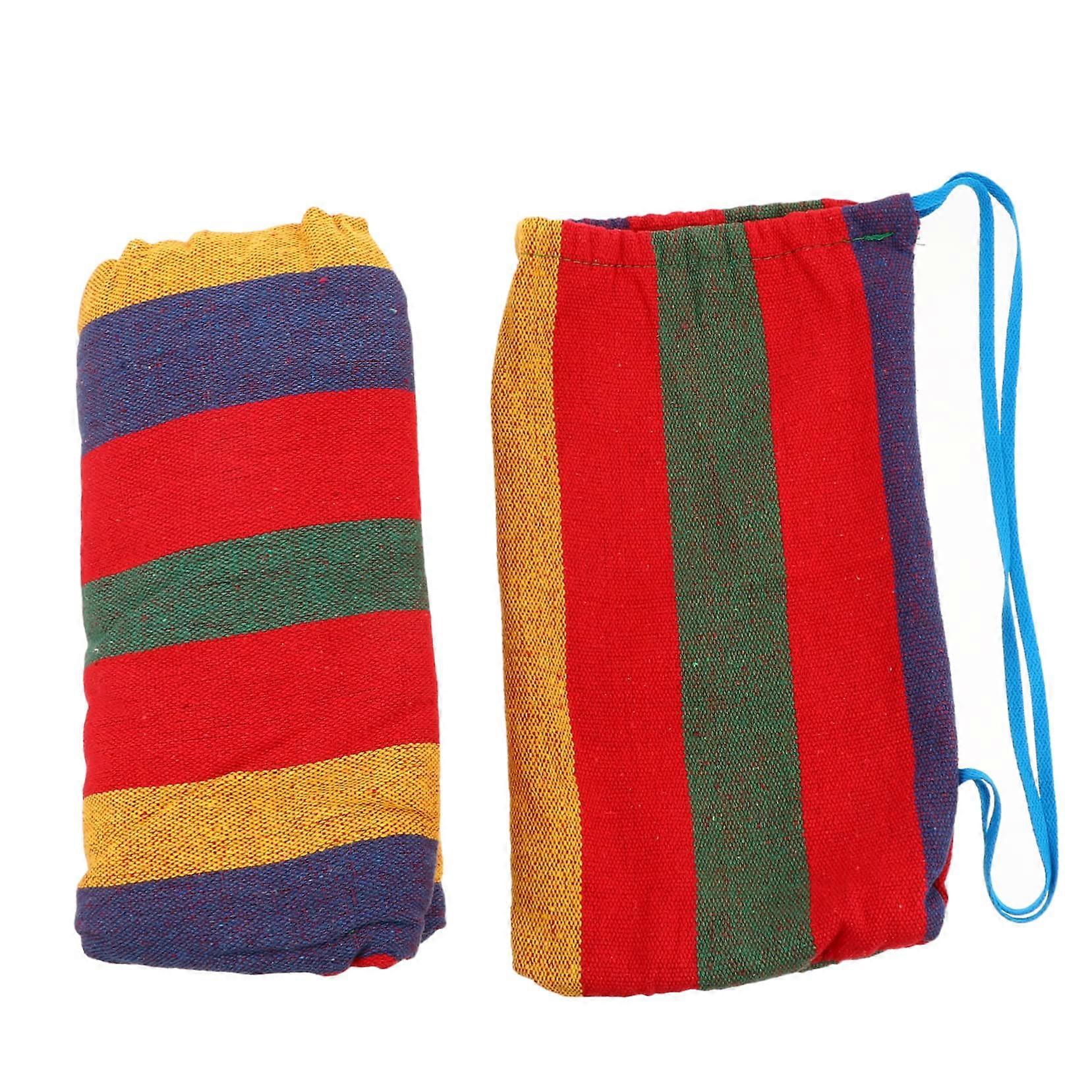 Hammock Single Tent Outdoor Tent Portable Swing Tree Tent Red Canvas Single Person Camping Shelter