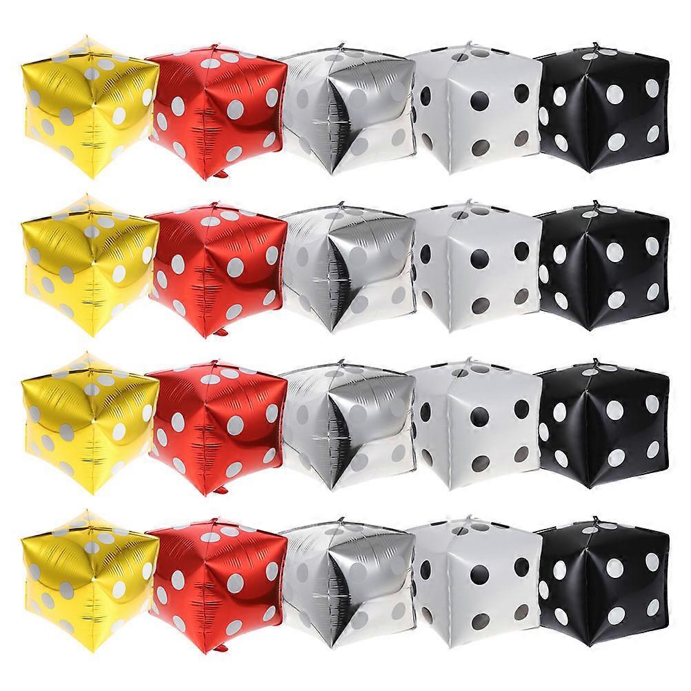 Versatile Cube Balloons Suitable for Multiple Celebration Themes