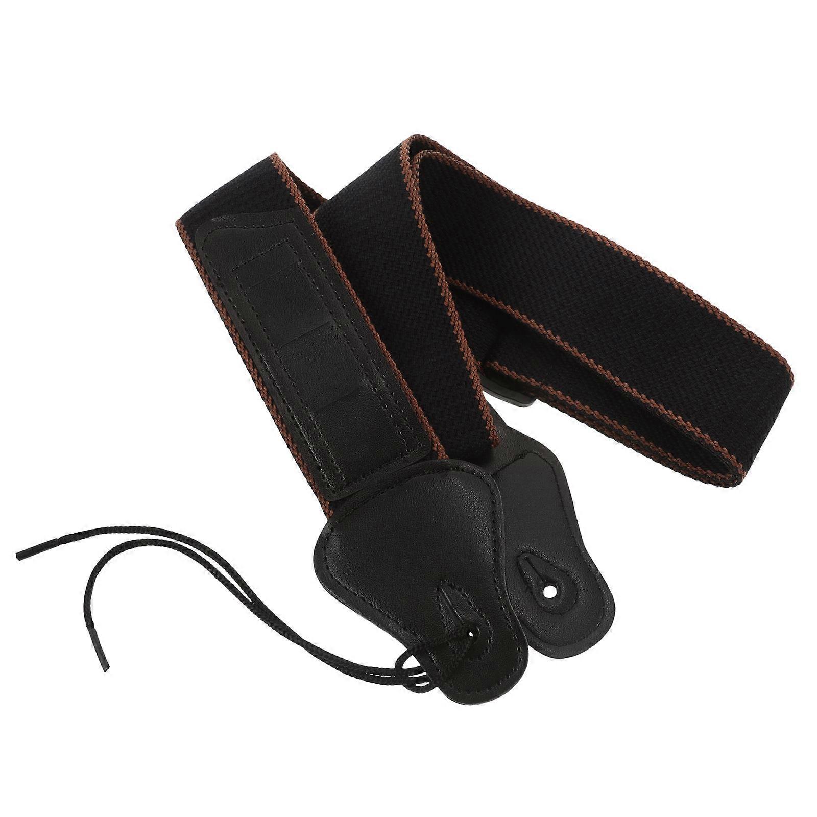 Adjustable Bass Guitar Sling Prevent Instrument from Falling Cotton Material for Performance 1Pack