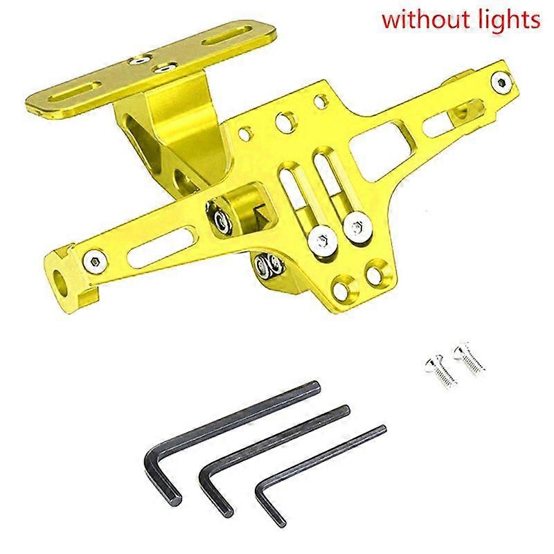 Adjustable CNC Aluminum Motorcycle Modified Rear License Plate Mount HolderMotor Vehicle Frame & Body Parts