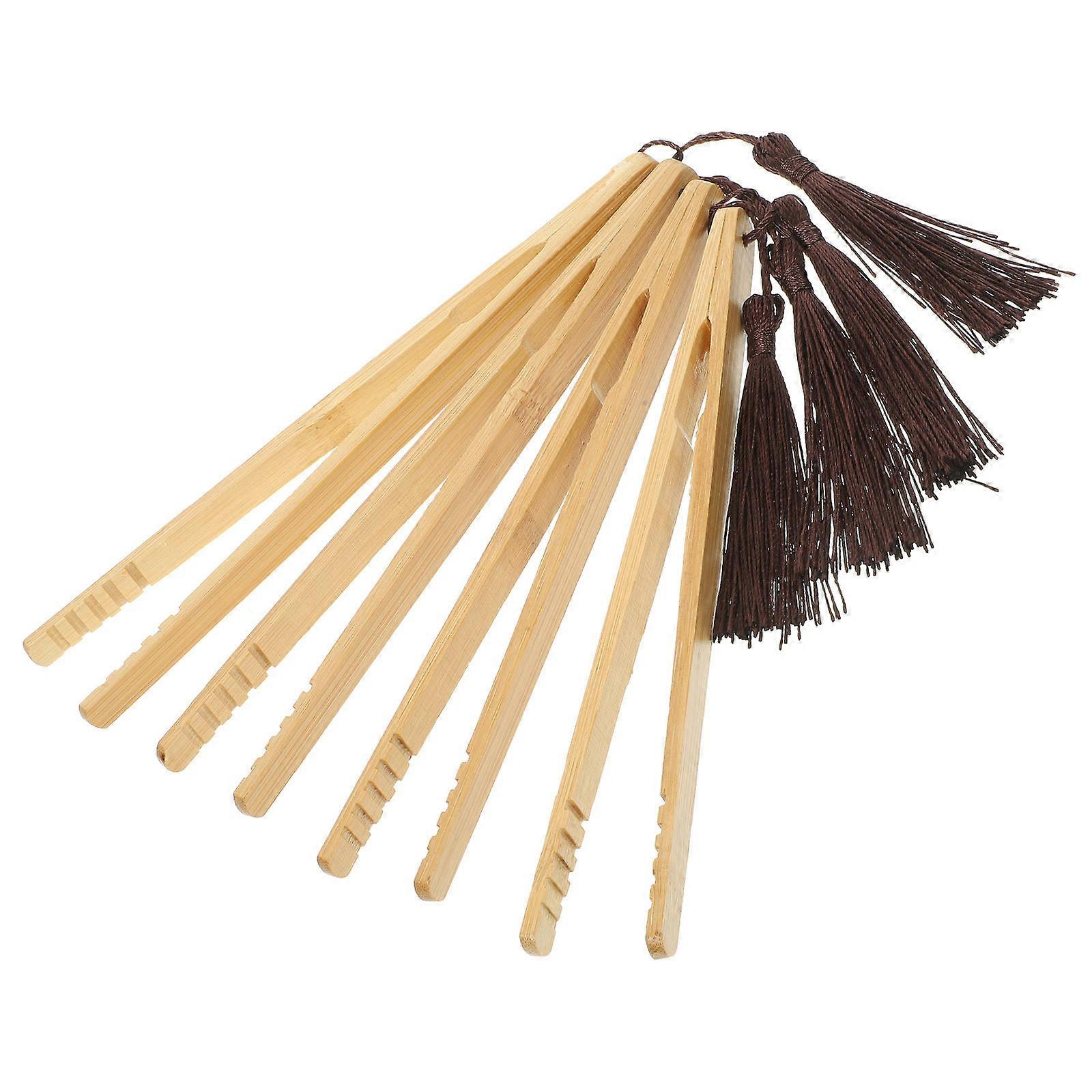 Tea Handling Tool Kung Fu Tea Clamp Vintage Appearance Professional Use 4Pcs