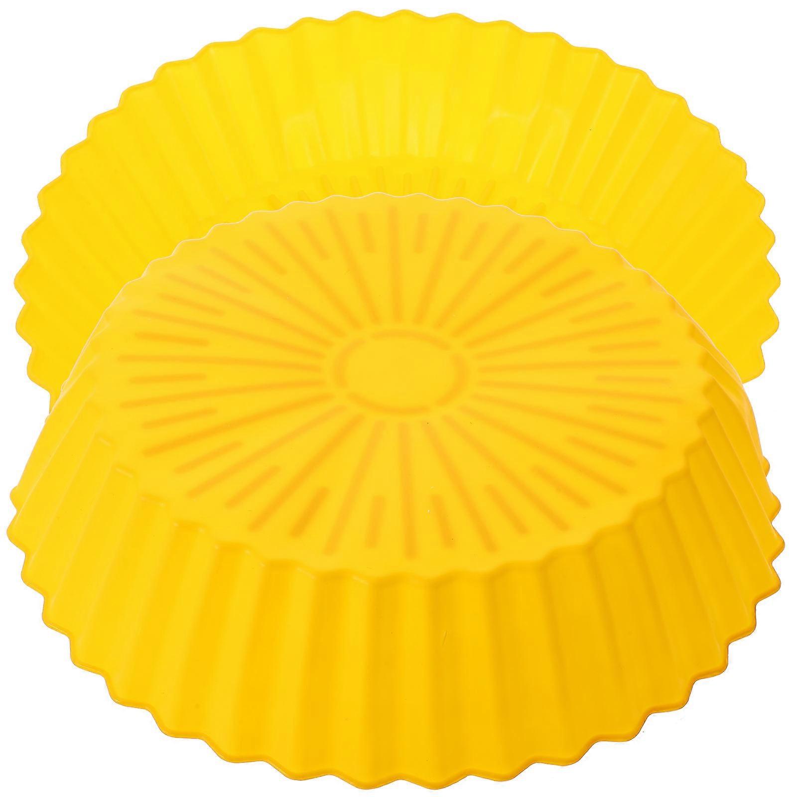 Reusable Air Fryer Liner Silicone Pot For Family Gatherings 7.5X7.5X2.2in Heat Distribution 2Pcs