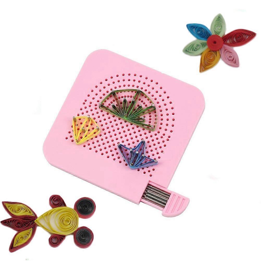 Paper Making Kit Concave Convex Effect Round Shape For Artists Assorted Color 5Set