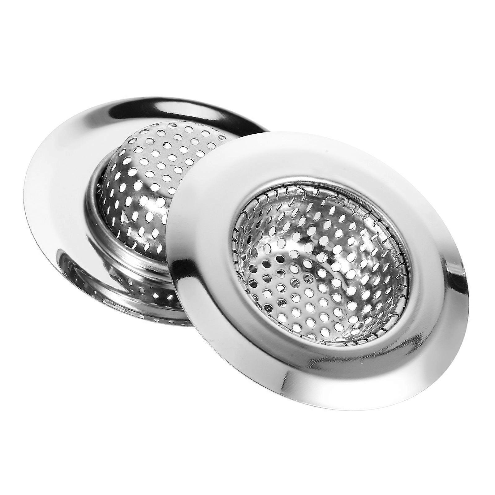 2pcs Kitchen Sink Strainer Clog Food Hair Catcher Filter for Safe Convenient Living