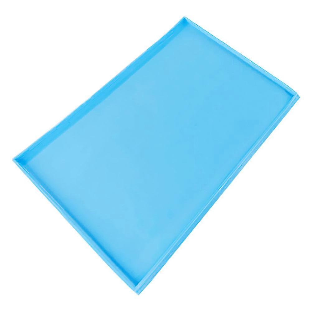 Baking Mats Silicone Dehydrator Tray High Temperature Resistance For Home Cooks Rectangle 12.2X10.2X0.4in 1Set