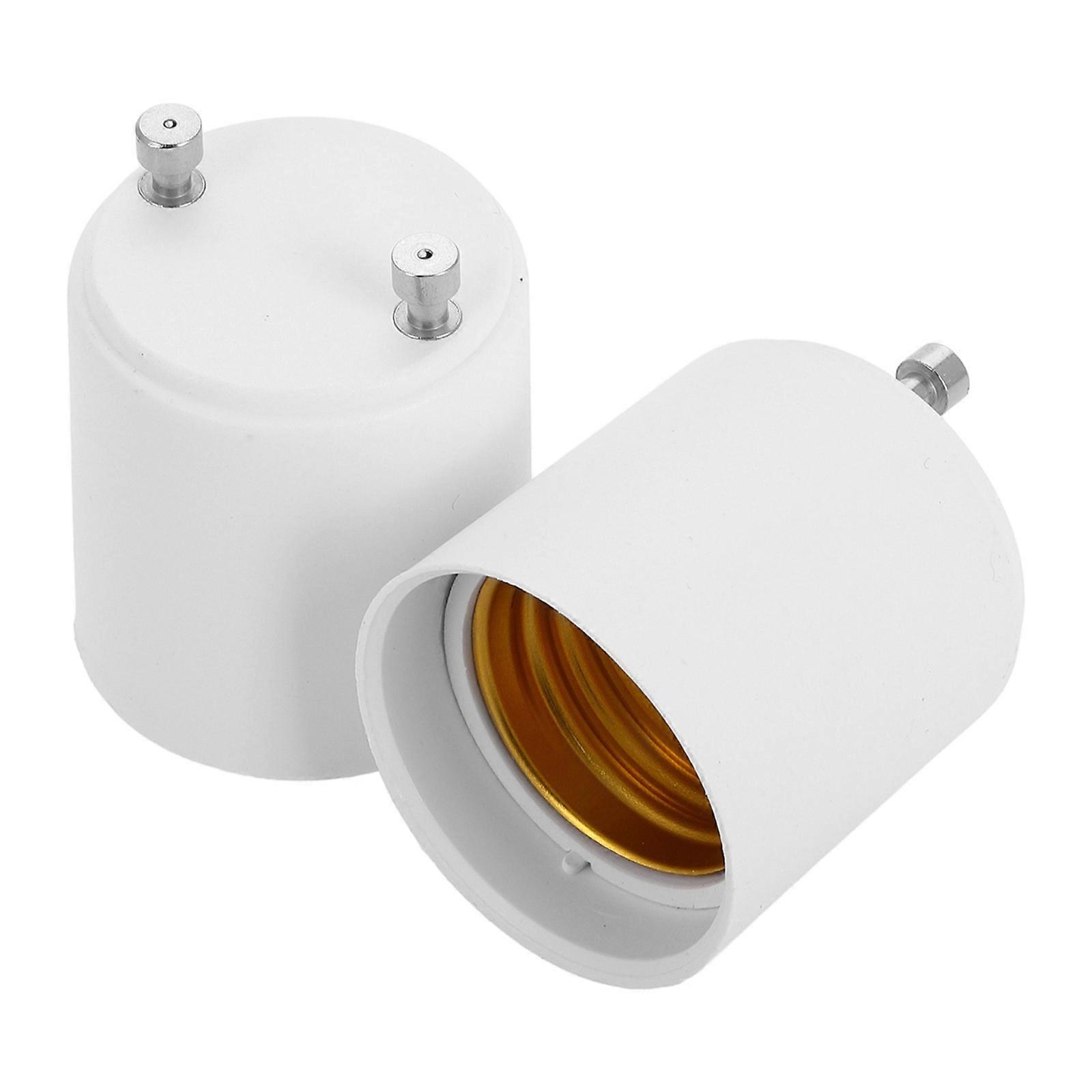 Socket Adapter Reliable Bulb Socket Extender Lamp Socket Replacement Commercial Light Base Converter for Lighting Fixtures Home 2Pcs