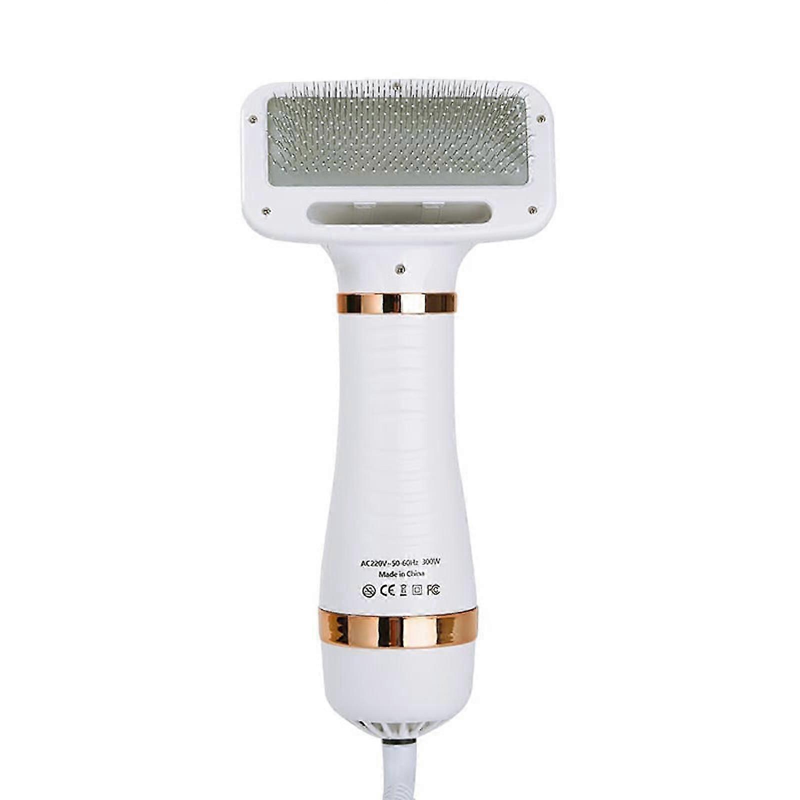2 σε 1 πιστολάκι μαλλιών Pet Blower Slicker Brush Portable Grooming Warm 3 Modes Νέο