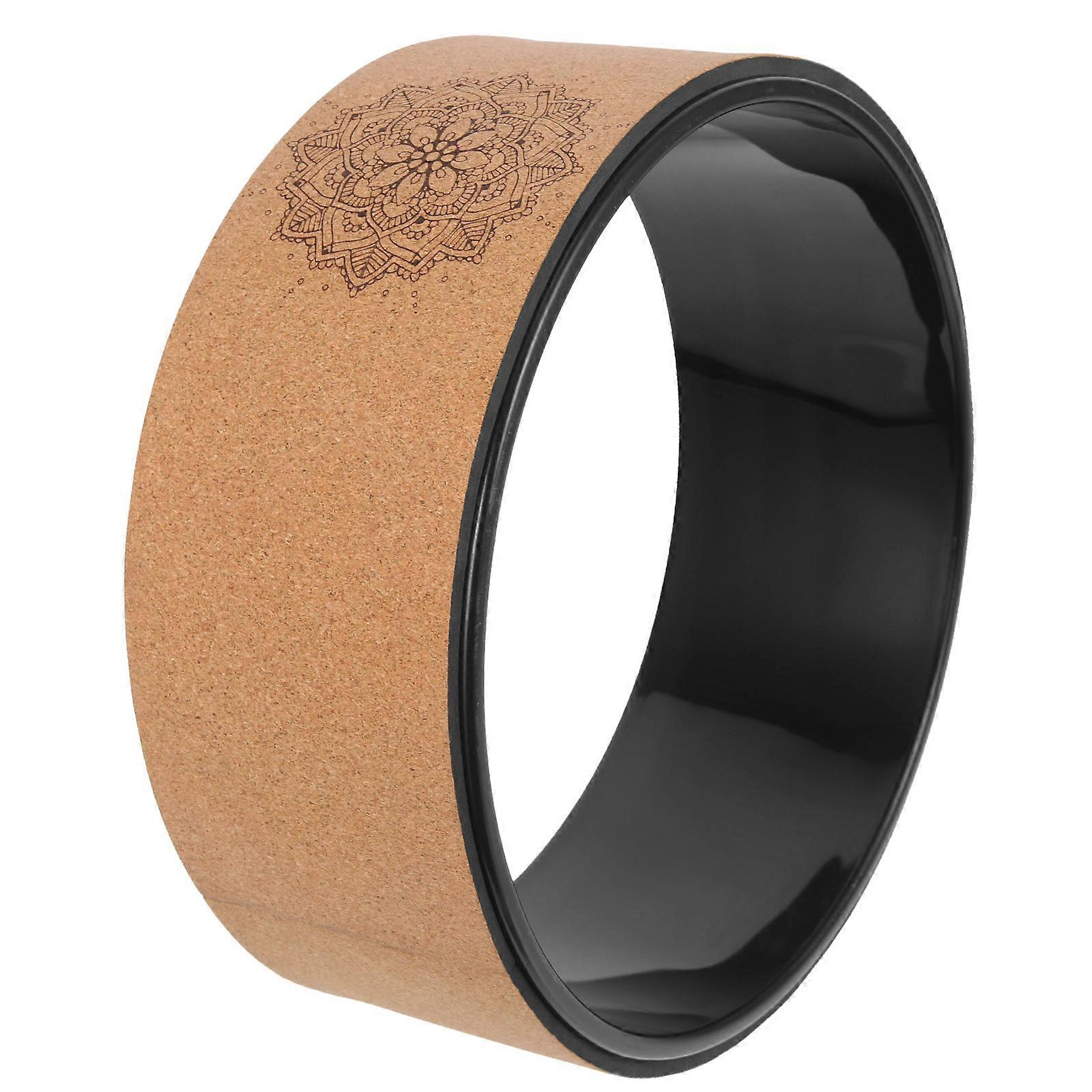 Yoga Back Wheel Multi 32X32X12cm Cork Flexibility Training 1Pcs