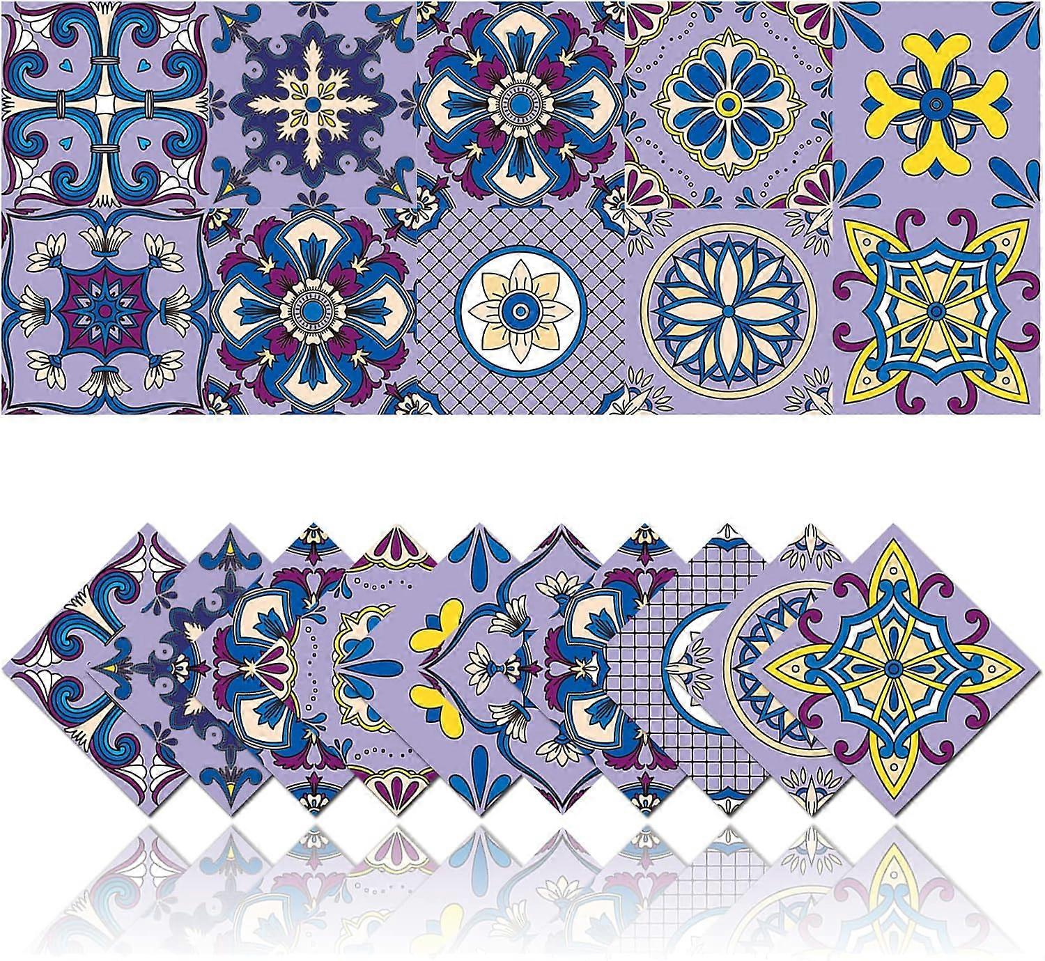 20pcs kitchen tile stickers self adhesive wall tiles