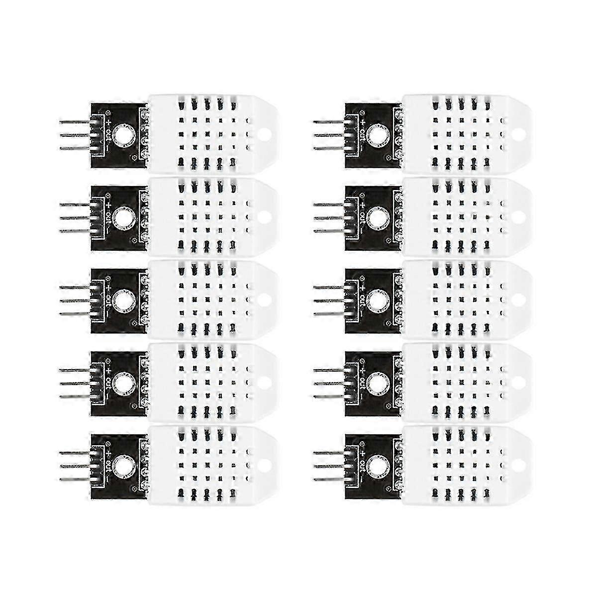 10 Pcs Dht22 Digital Temperature And Humidity Sensor Temperature And Humidity Module Electronic Bui