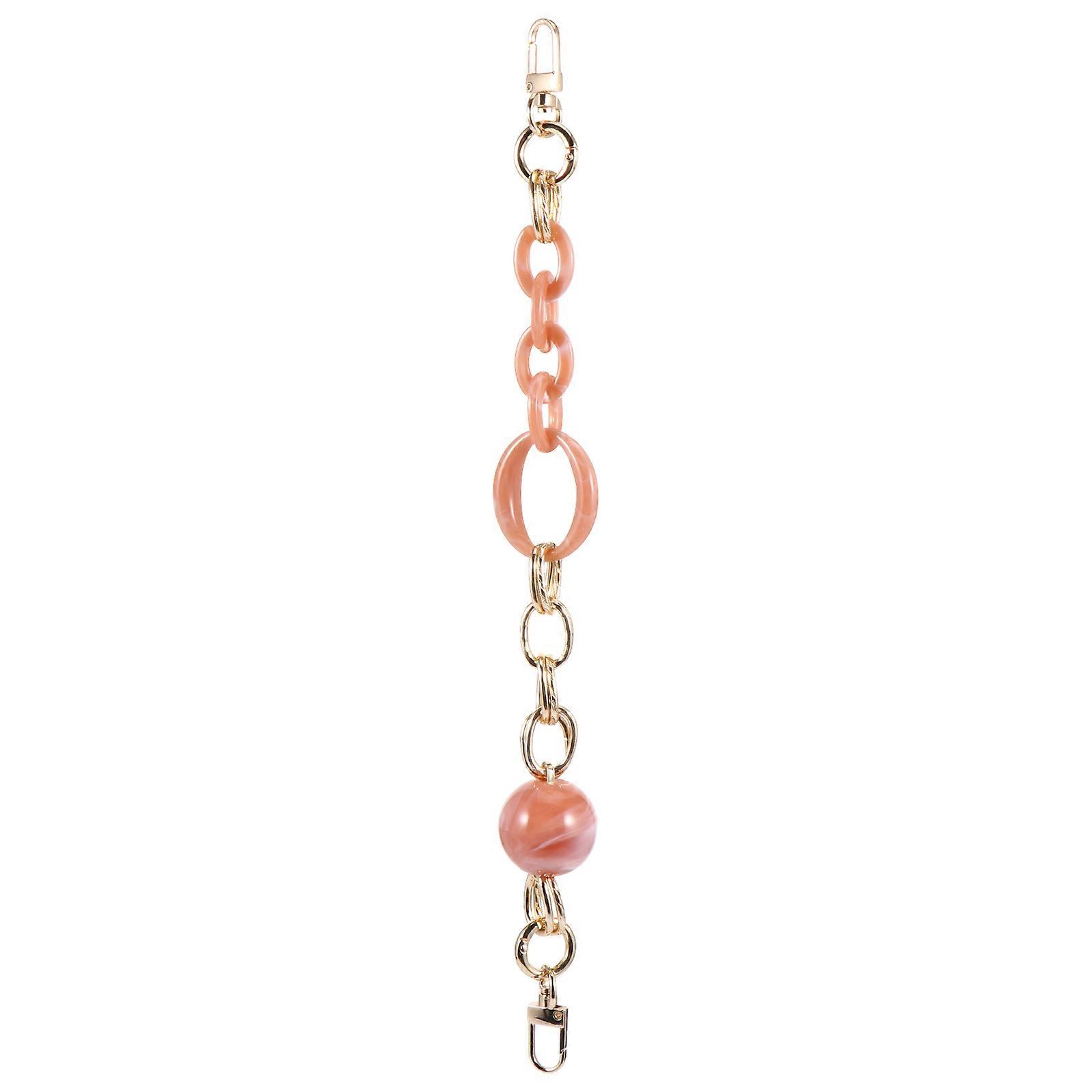 Bag Accessory Chain Acrylic Bag Chain Valentine's Day Baroque Retro Style 31X3.5X2cm Bag Chain Shoulder Strap 1Set