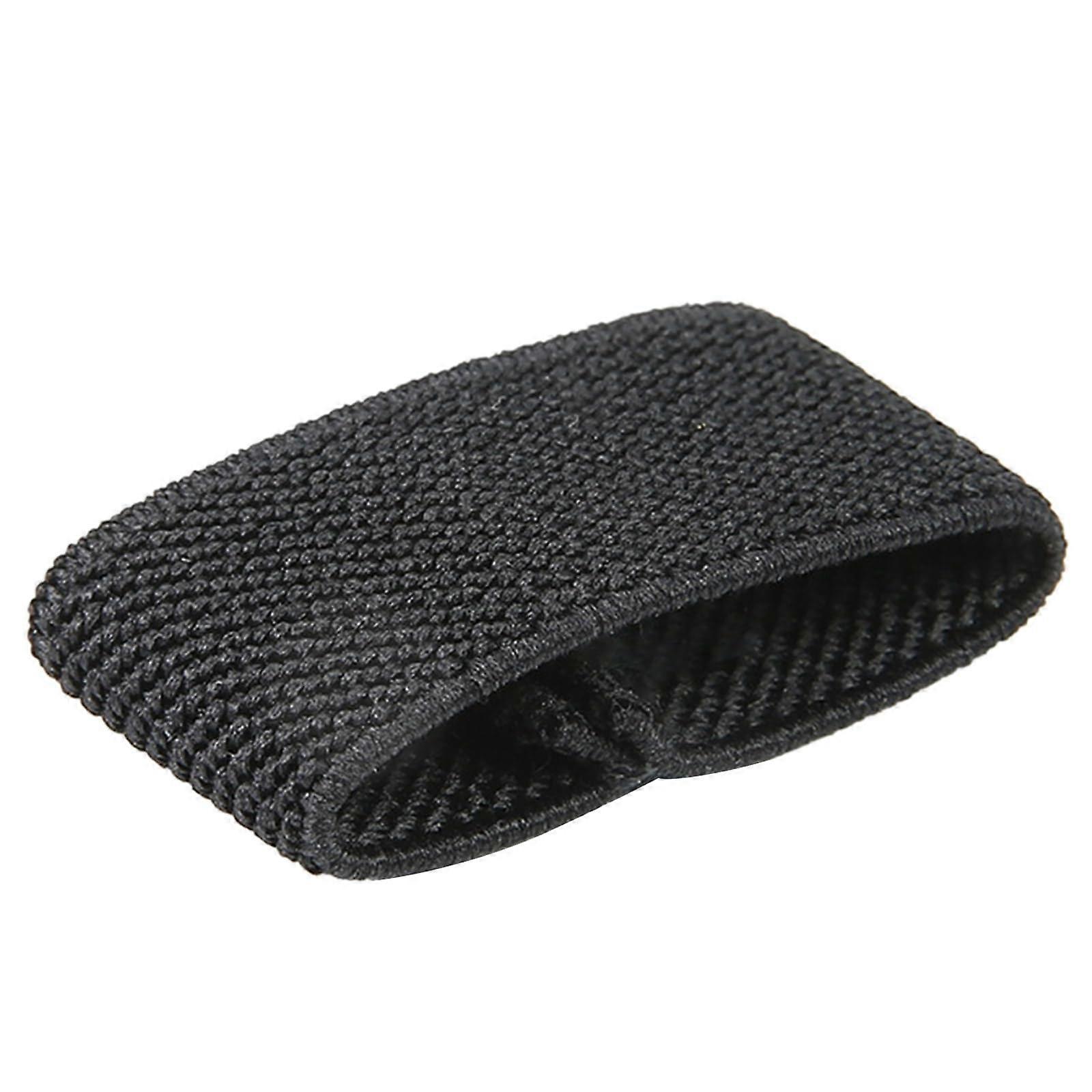 Elastic Belt Loop Backpack Strap Holder Pack of 10 - Black Nylon Tactical Belt Holder with Adjustable Loops for Compatibility