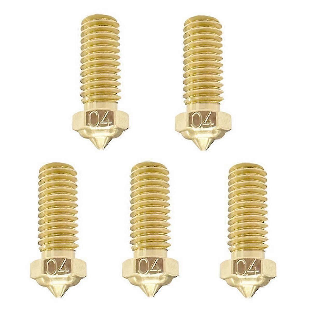 0,4 mm mosadzná tryska pre QIDI X-Smart 3 / X-Plus 3 / X-Max 3 3D tlačiareň Príslušenstvo 5ks