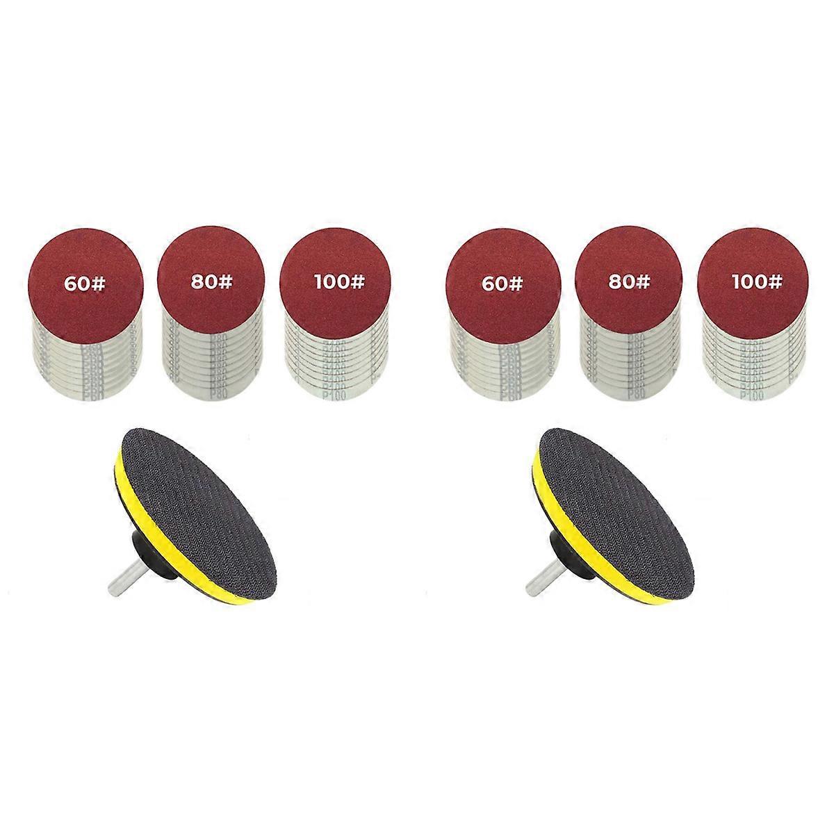 30-Piece Drill Bit Sanding Attachment Sandpaper 60/80/100