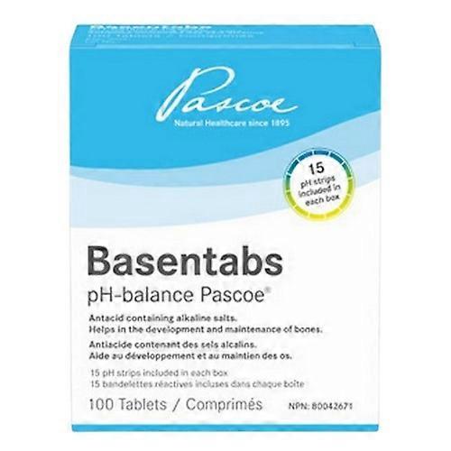 Pascoe Basentabs pH-Balance Pascoe Antacid With Alkaline Salts, 100 Count