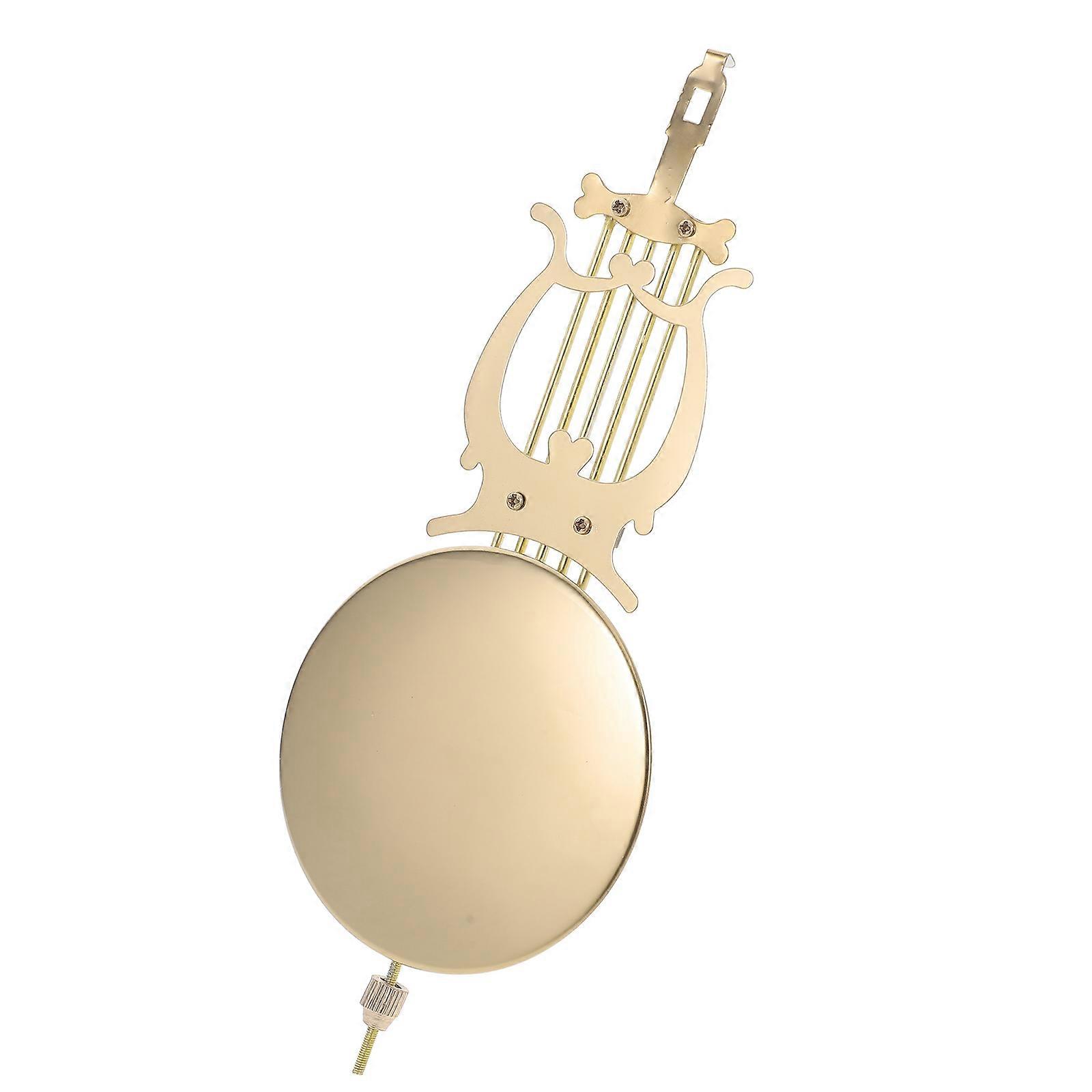 Mechanical Clock Pendulum Replacement Kit For Clock Repair Professionals 20.50X8.00X0.80CM Golden Aluminium 1Set