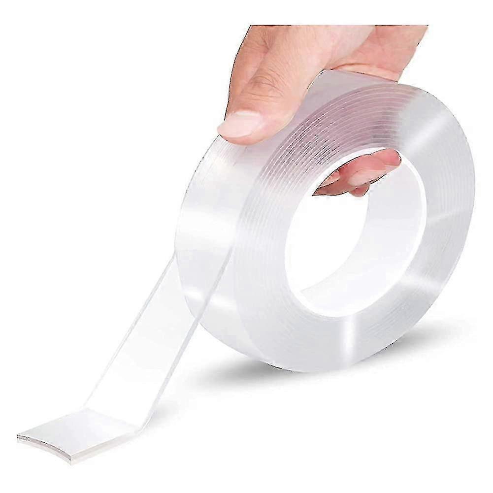 Strong Double Sided Tape, Multipurpose Removable Adhesive, Transparent Mounting Tape, Washable Heavy Duty Sticky for Carpet, Photo Frame, Poster