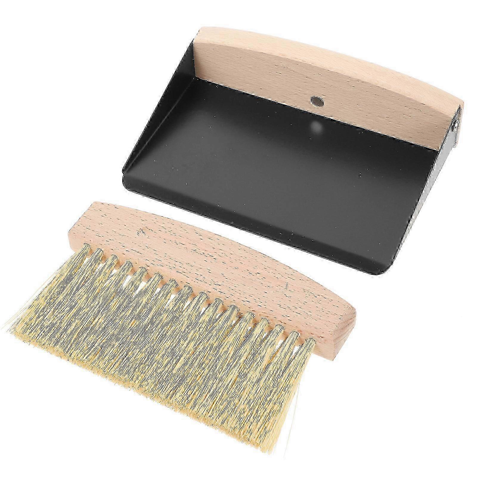 1 Set of Desktop Cleaning Broom Mini Dustpan Small Table Cleaning Broom Tabletop Dustpan