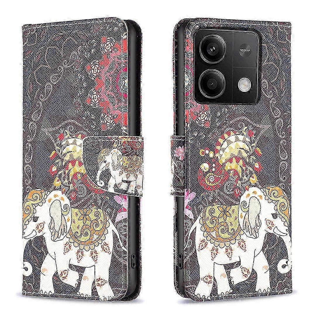 Pattern Leather Flip Cover Case for Xiaomi Compatible Phone Model