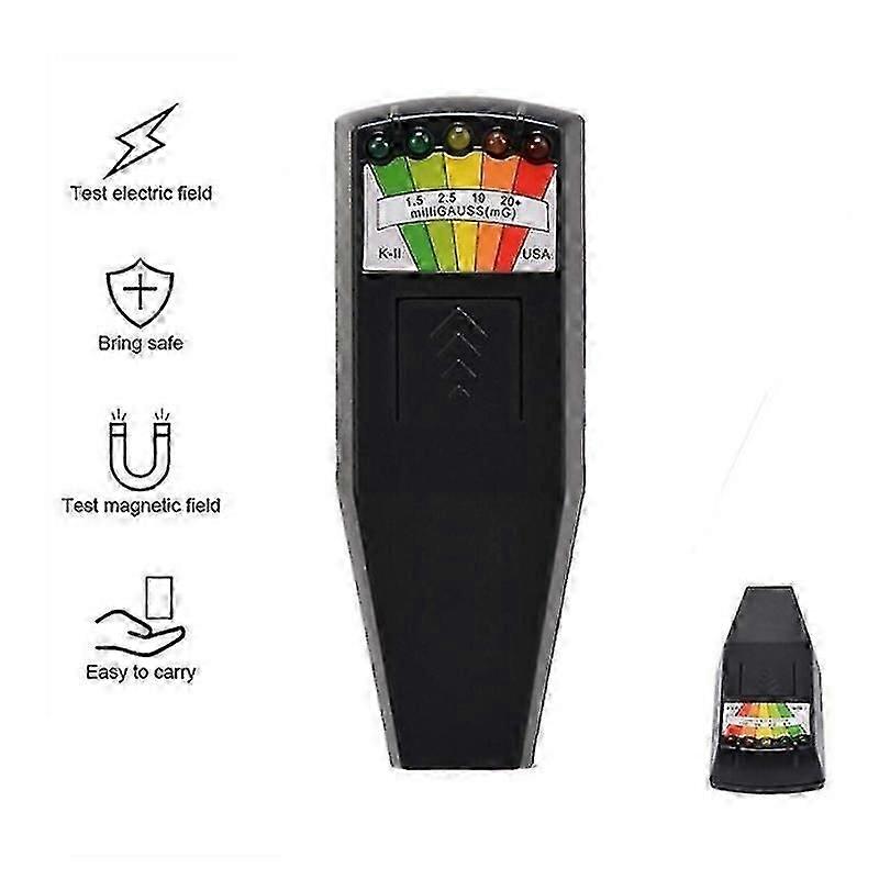 K2 EMF Meter Ghost Hunting Equipment with Audible Alarm and On/Off Switch for Paranormal Investigations and Energy Detection
