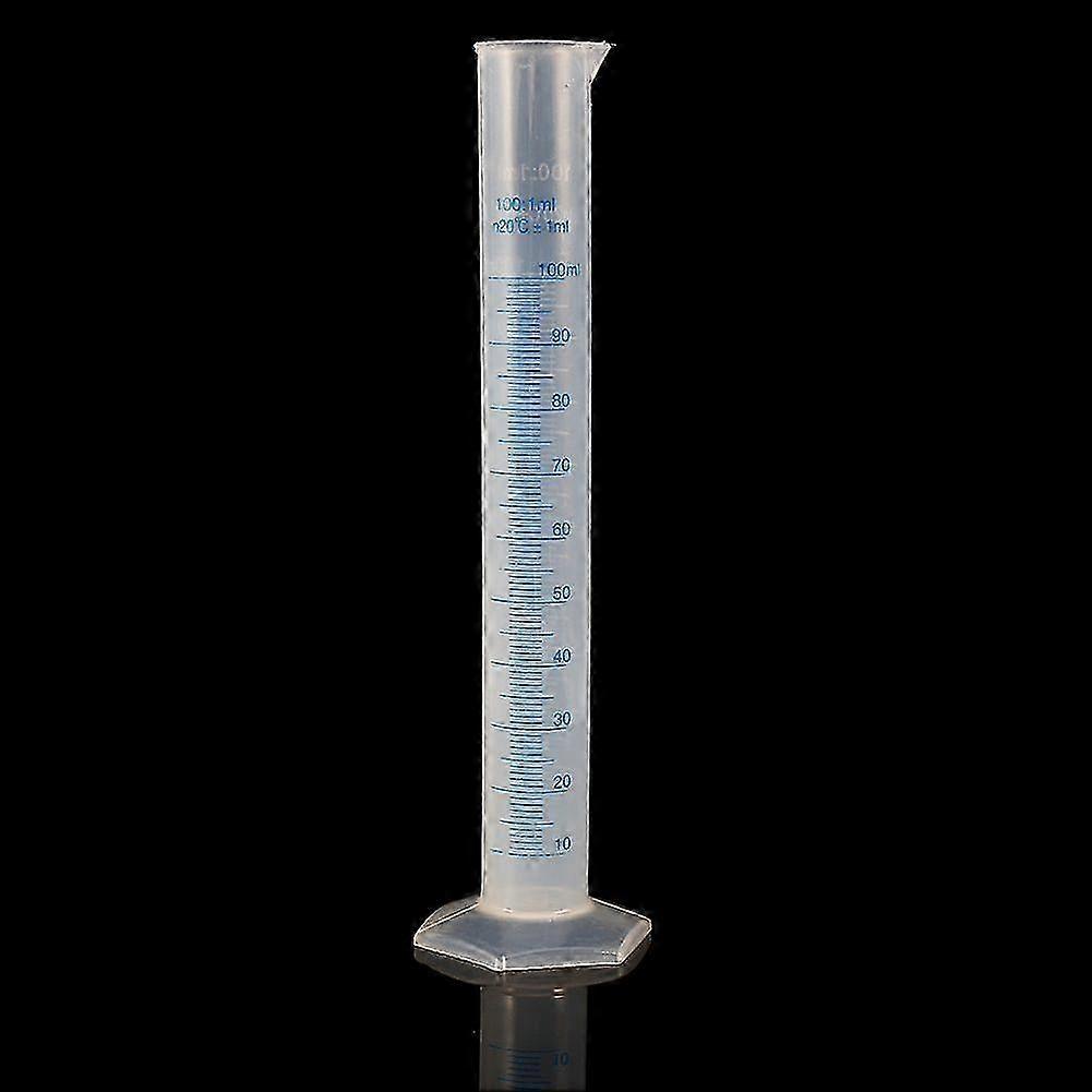 100ml Plastic Graduated Measuring Cylinder with Corrosion Resistance