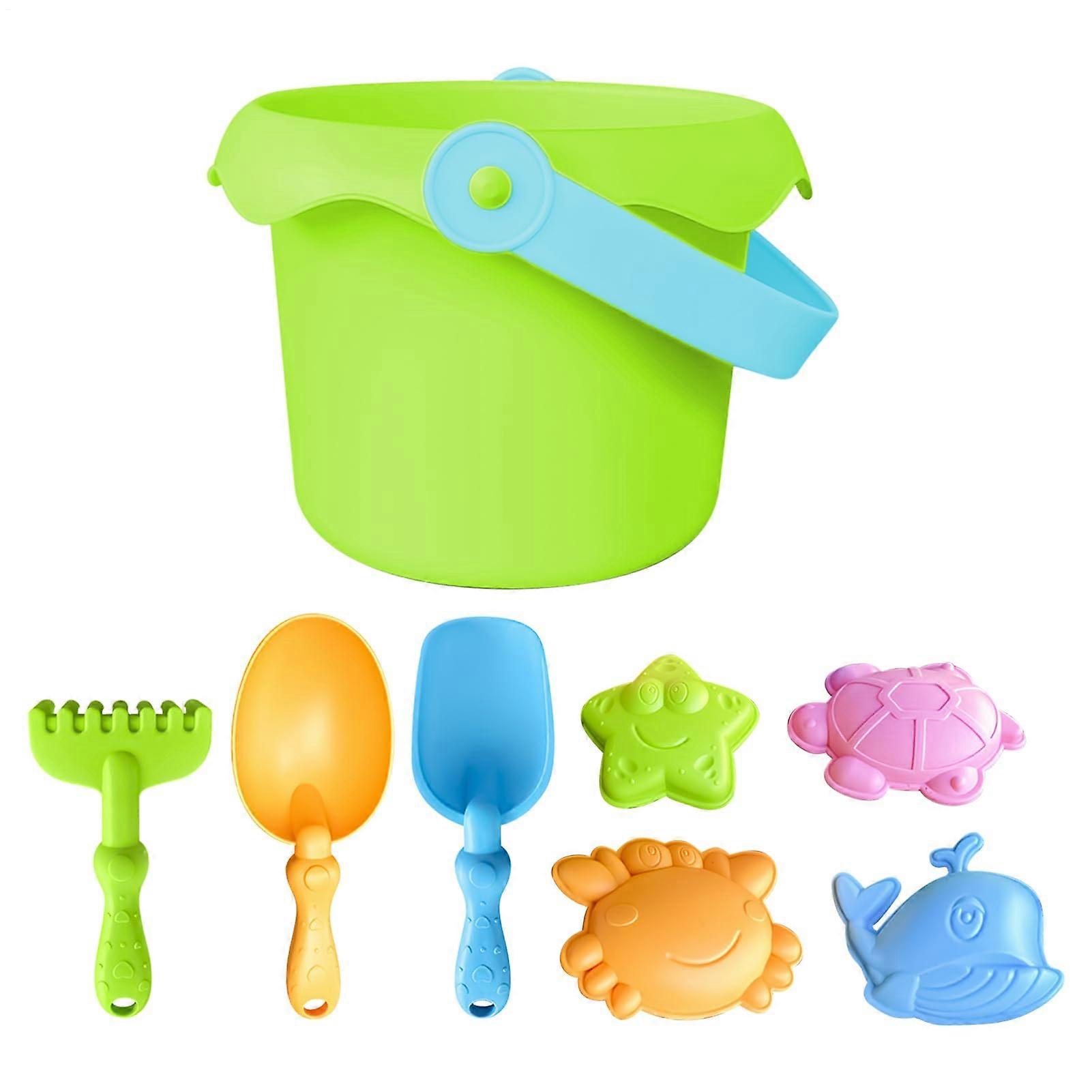 Kid Beach Toys - Complete Sand Castle Building Set for Toddlers, Versatile Beach Kit, Develops Motor Skills, Eco-Friendly