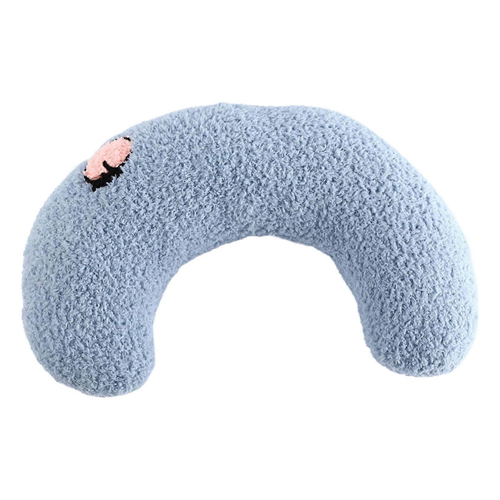Dog toy plush cushion Ushaped chew toy for cats puppy behavior aid kitten calming toy for deep sleep pet dog sleep aid toy promote blue