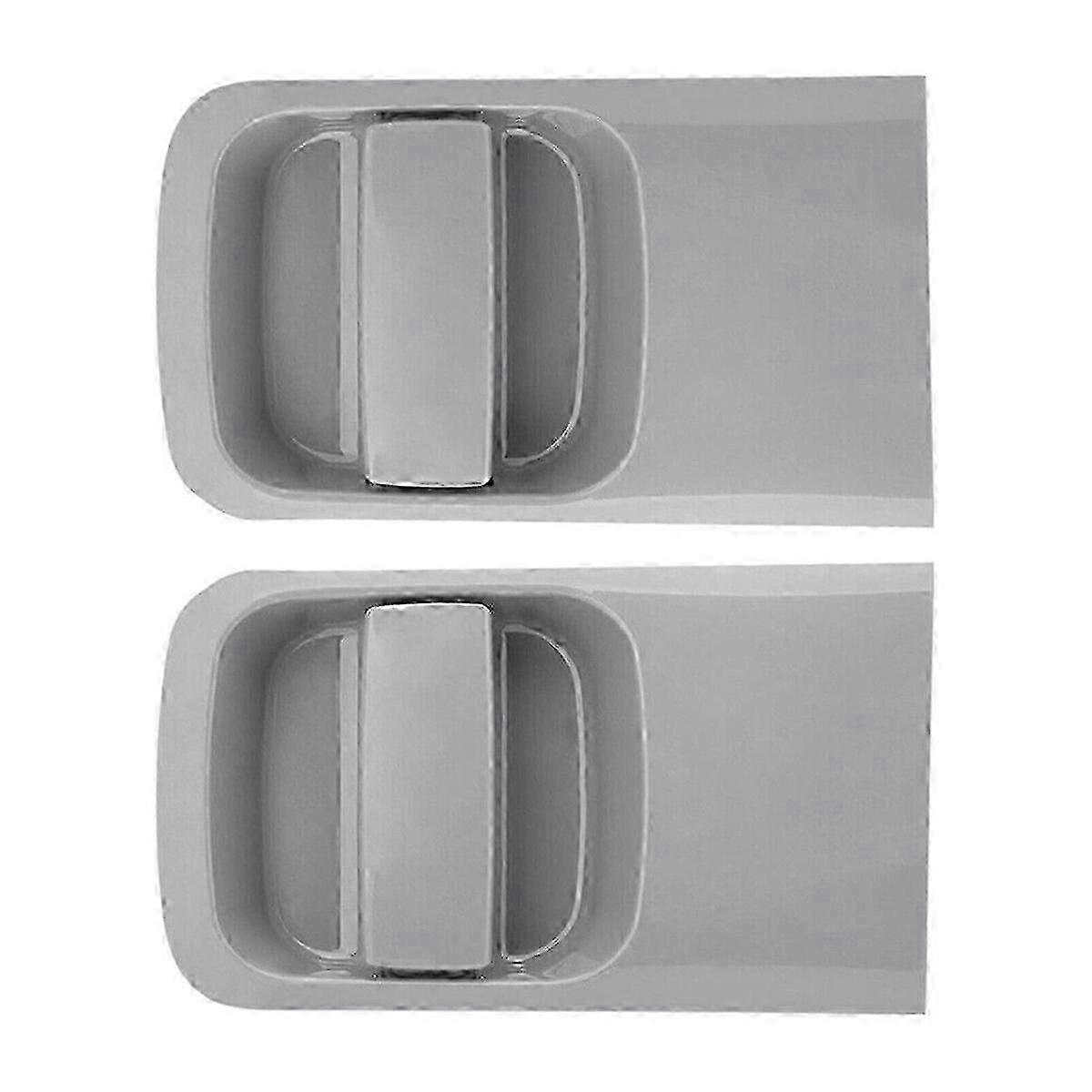 2PCS Left + Right Sliding Exterior Outside Door Handle Grey for Compatible Brand H1 Grand Starex Imax I800