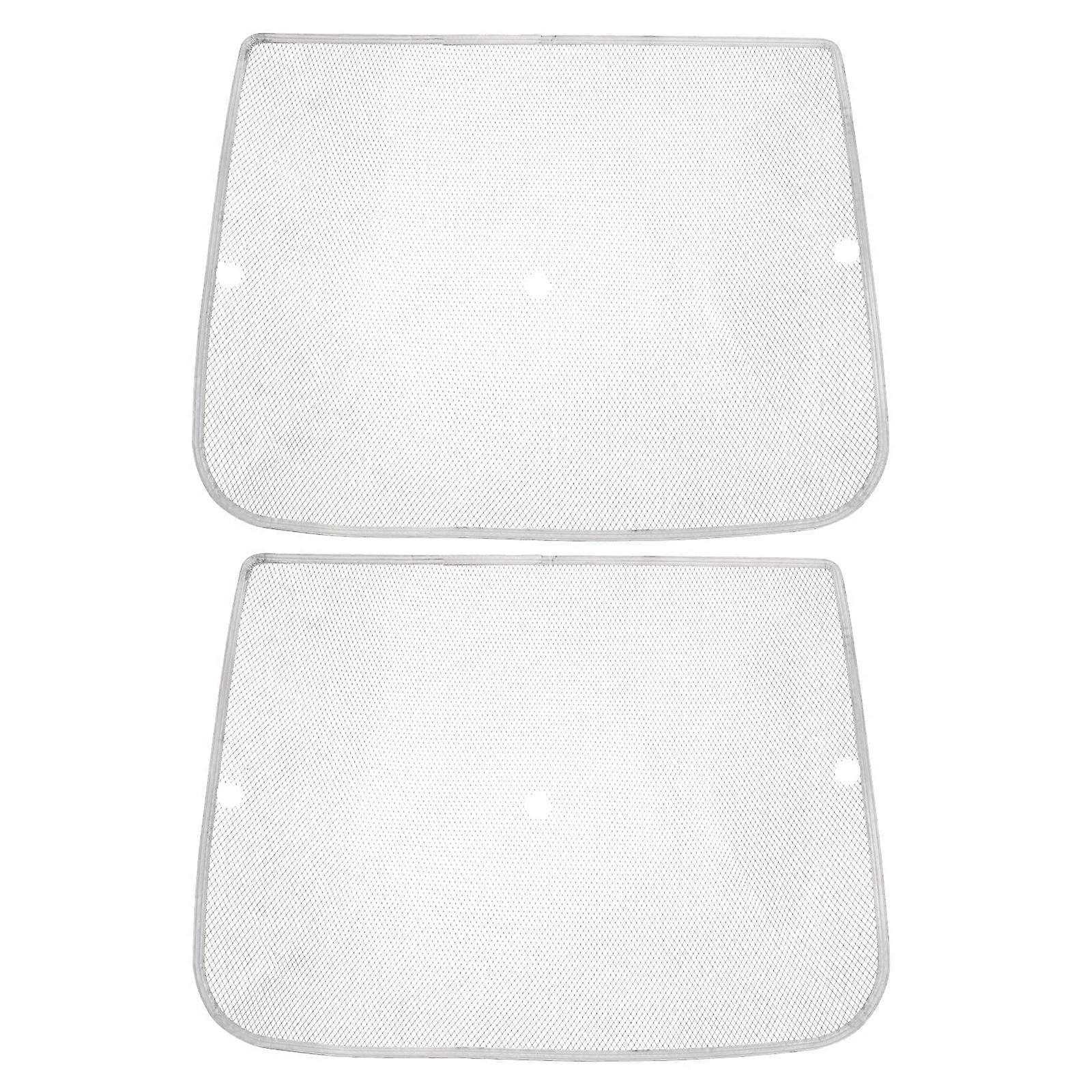 Metal Hood Grease Filter Range Hood Filter Screens Easy Installation and Removal Homeowners Silver 36.5X7.5X4.5CM 2Pcs