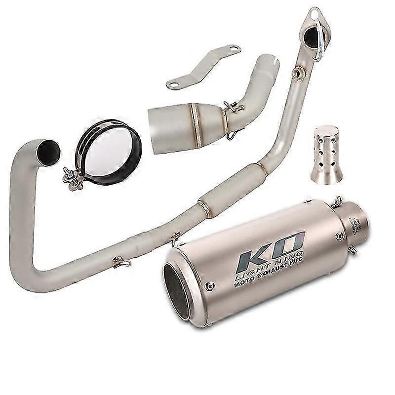 Sistema de Escape Completo para Marca Compatível TNT 125 2017-2022 Motocicleta com Cabeçalho Mid Link Pipe e Silenciadores de Silenciador de 51mm DB Killer