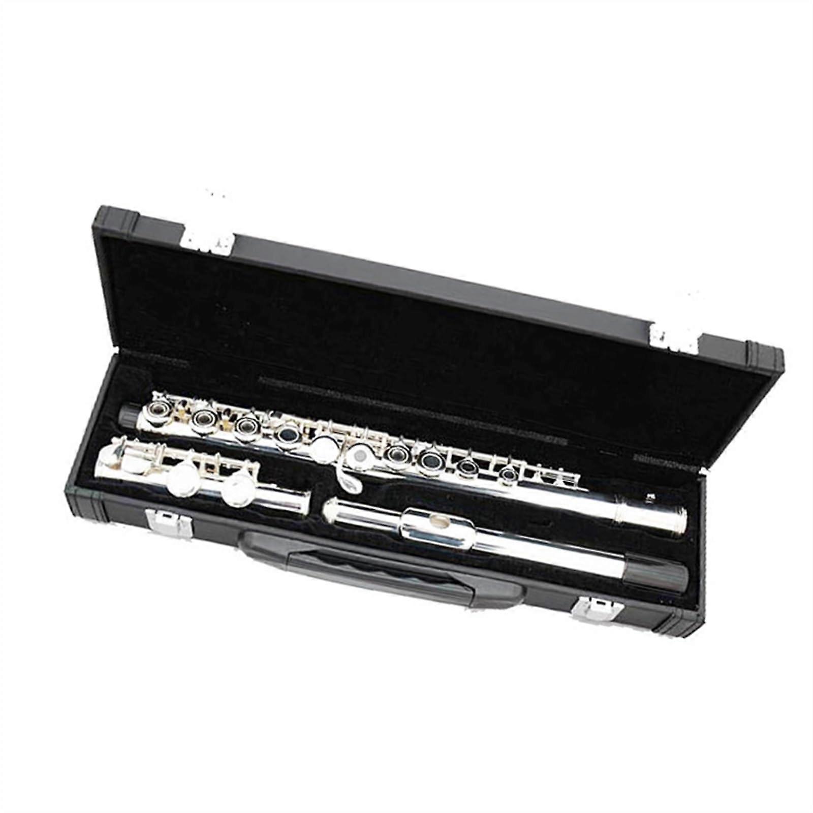16hole flute with closed hole and silverplated flute with Ekey and Ckey for beginners and exam flute