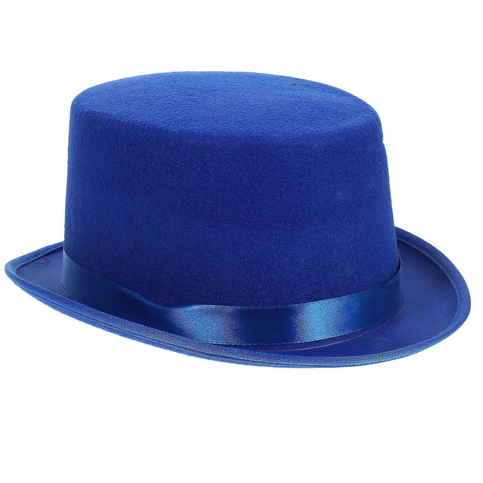 Conjuring Hats Top Hat Performance Prop Party Hat Cosplay Supply Blue 1Pack