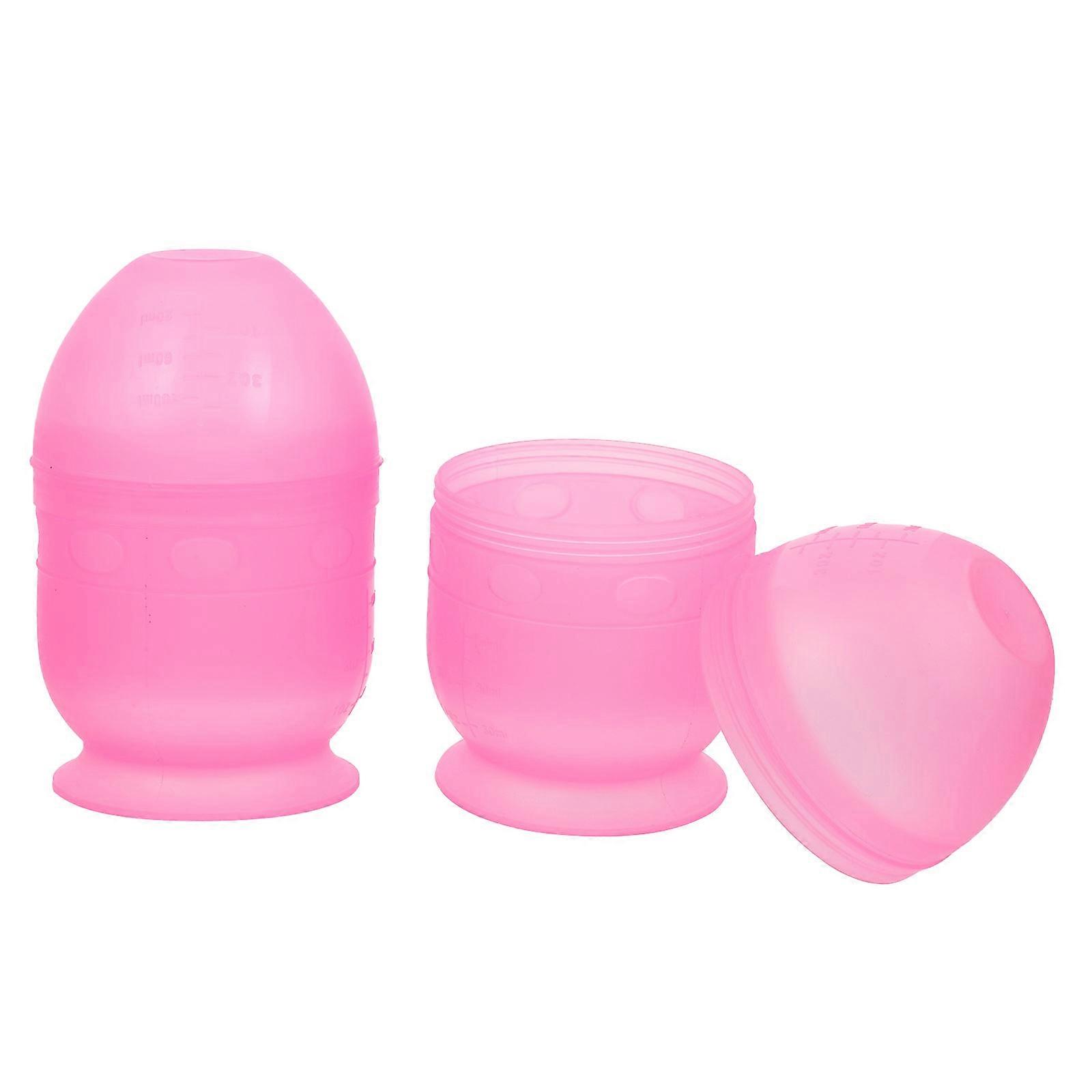 Hair Coloring Mixer Bowls with Scale 2PCS Dye Shaker Cups for Salon & Home Use, Easy Clean & Practical Hairdressing Tools