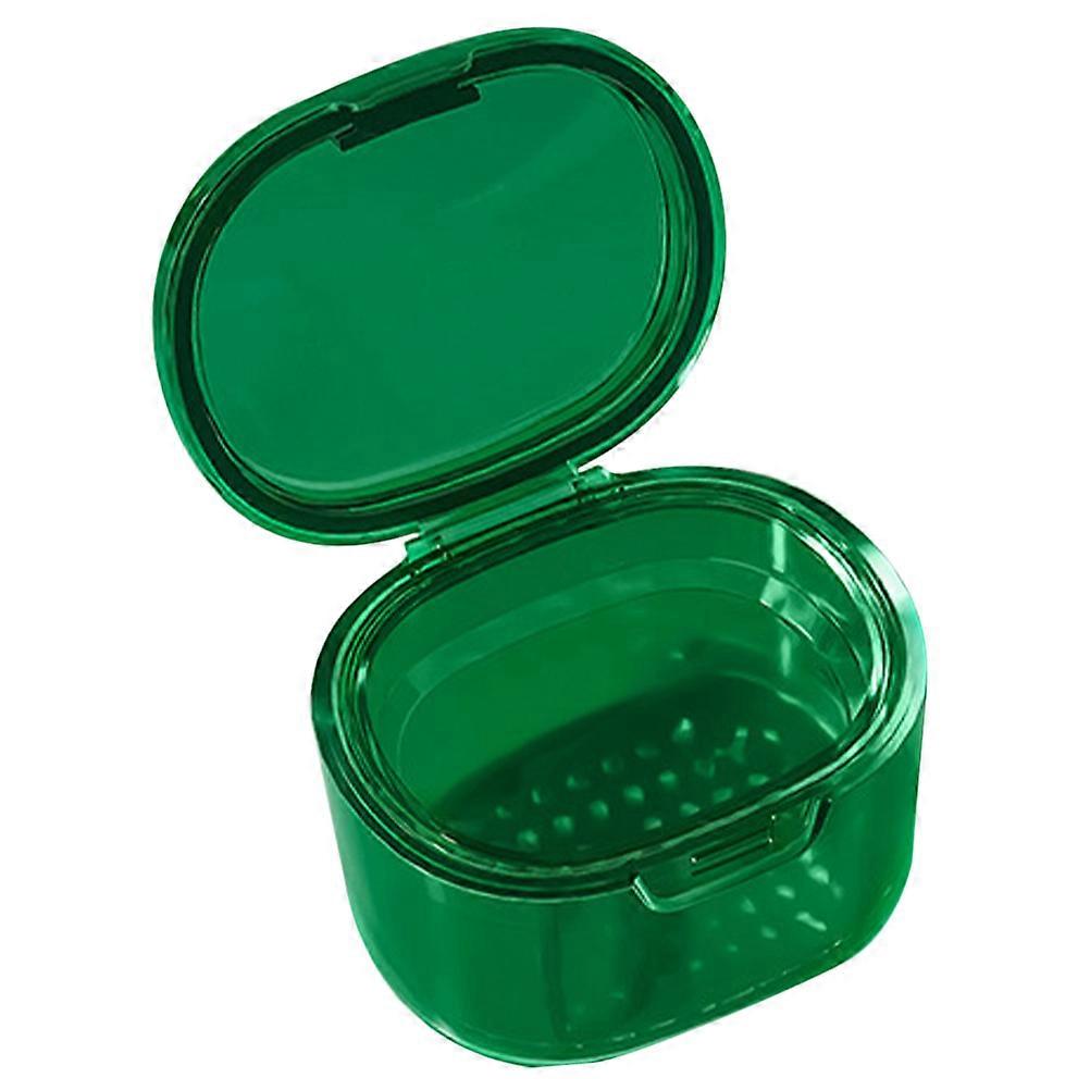 Braces Carrying Container Protective Box Daily Use Breathable Leak-Proof Double-Layer Design 9X7X6CM 1Pack