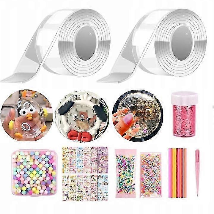 Nano Tape Kit Blowing Bubbles Diy Blow Bubble Double-sided