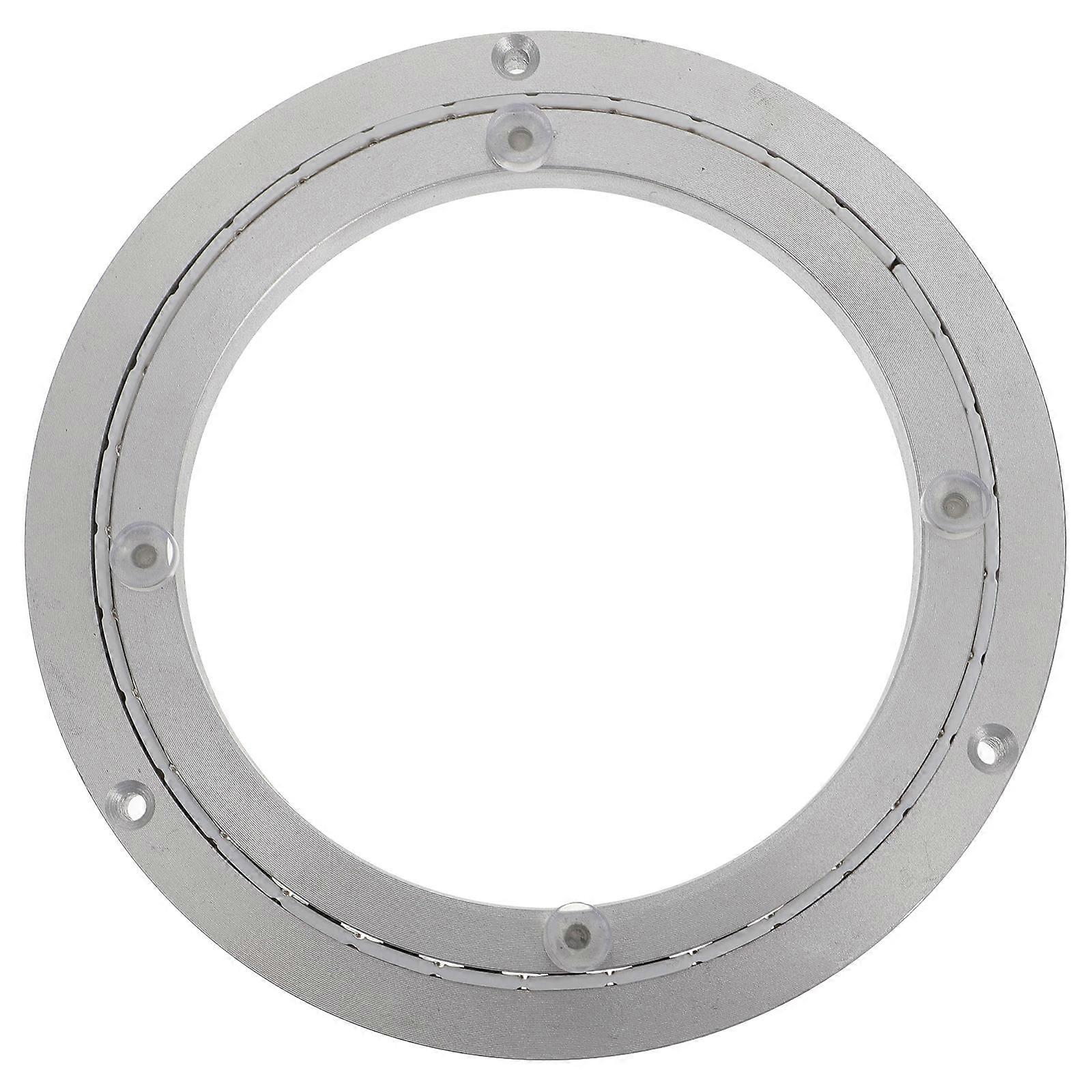 Round Swivel Plate Dining Table Rotating Bearing Glass Display 7.86X7.86X0.55INCH Easy Refit 1Pcs