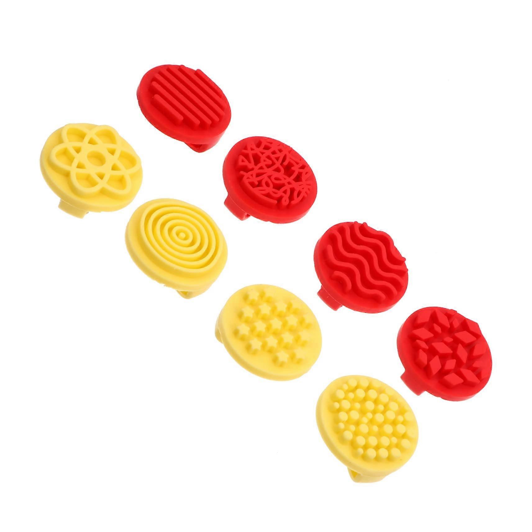 8piece stamp craft set for crafting materials, crafts for painting seal tools in early education, rubber.