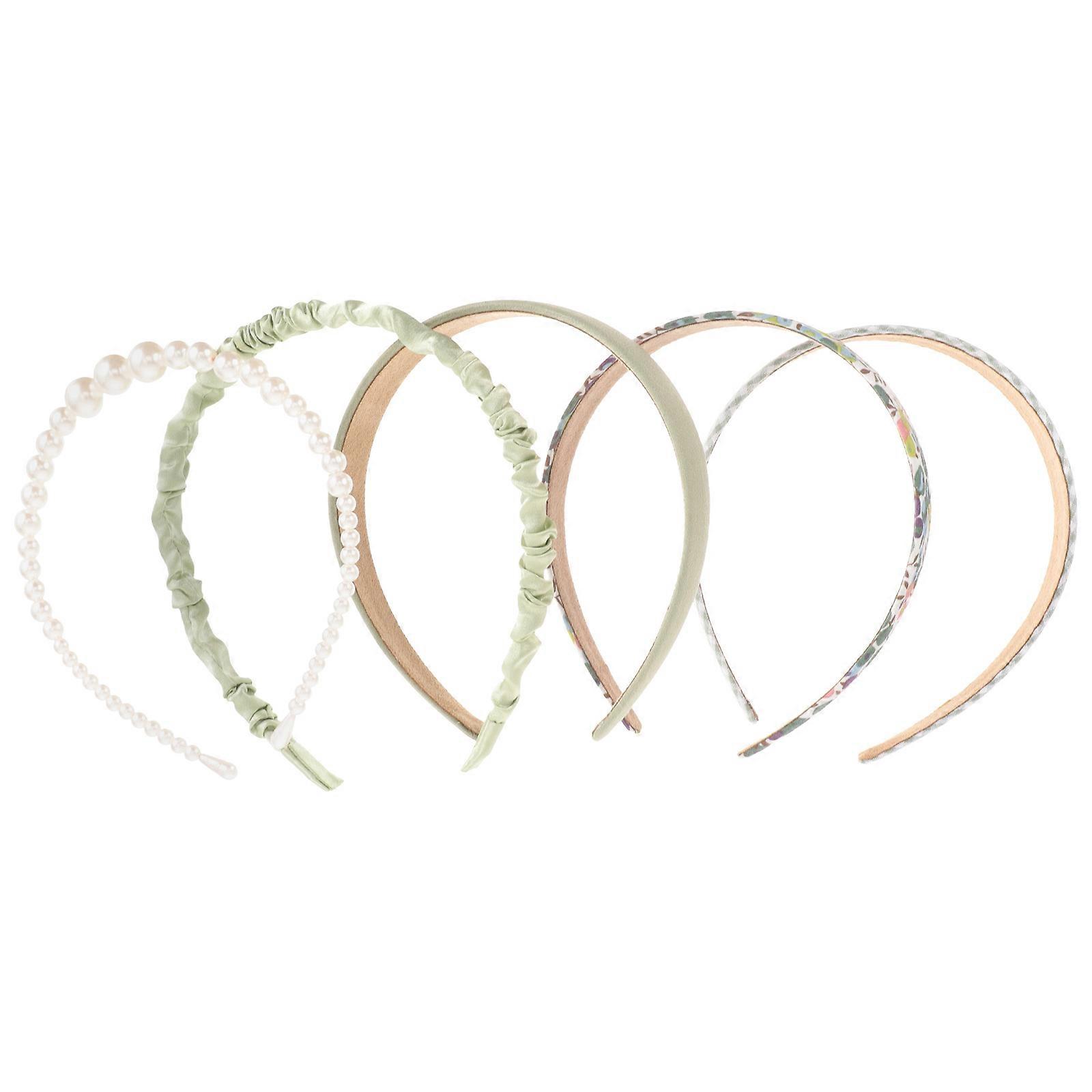 סט סרט פנינה לנשים - סרט שיער רחב ואלגנטי לחוף, נשף, מסיבות ופסטיבלים - התאמה מסוגננת ונוחה