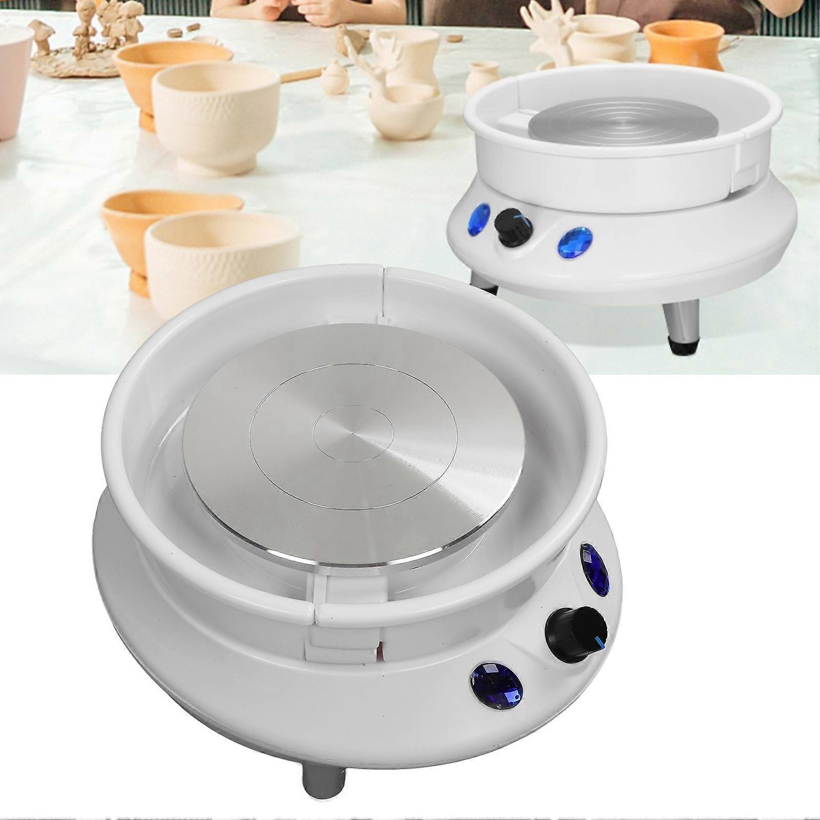 Pottery Wheel 3 Legged Support Humanized Design 15cm Turntable Diameter ABS Alloy Ceramic Machine