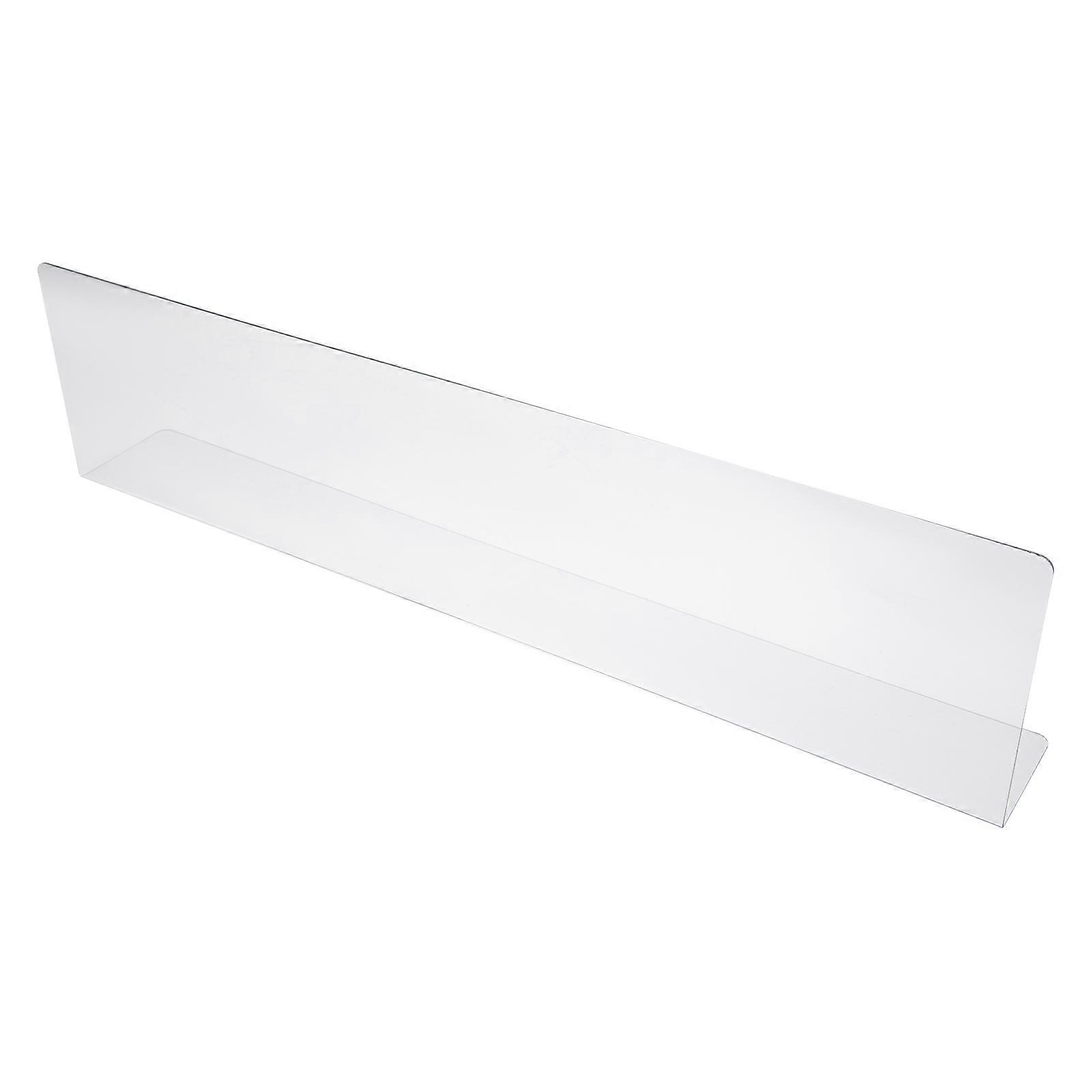 Under Furniture Blocker Sofa Gap Bumper for Pets Transparent Barrier Easy Installation to Prevent Cats and Dogs Sliding Under Couch