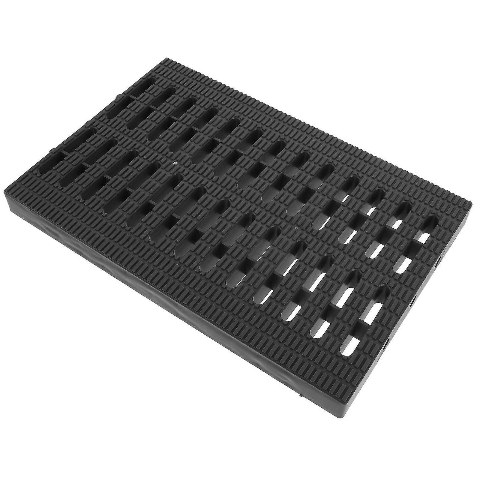 Durable Outdoor Plastic Trench Drain Grate with Grey Finish for Efficient Water Management and Easy Cleaning