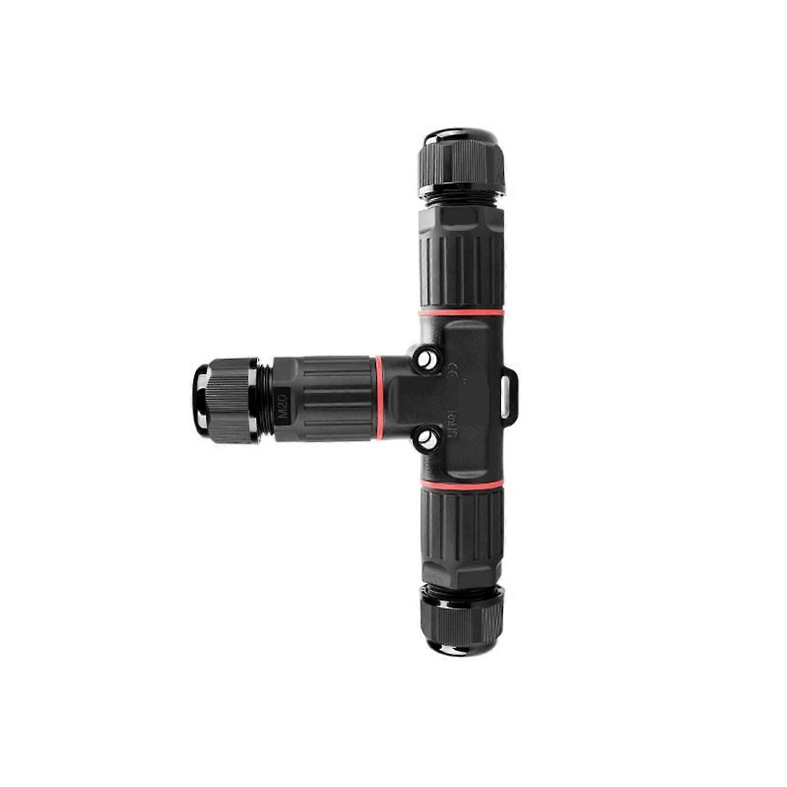 P20T Screwless QuickConnect Terminal TType QuickConnect Cable Adapter Waterproof Outdoor Power Connector (EWP20T 912mm)
