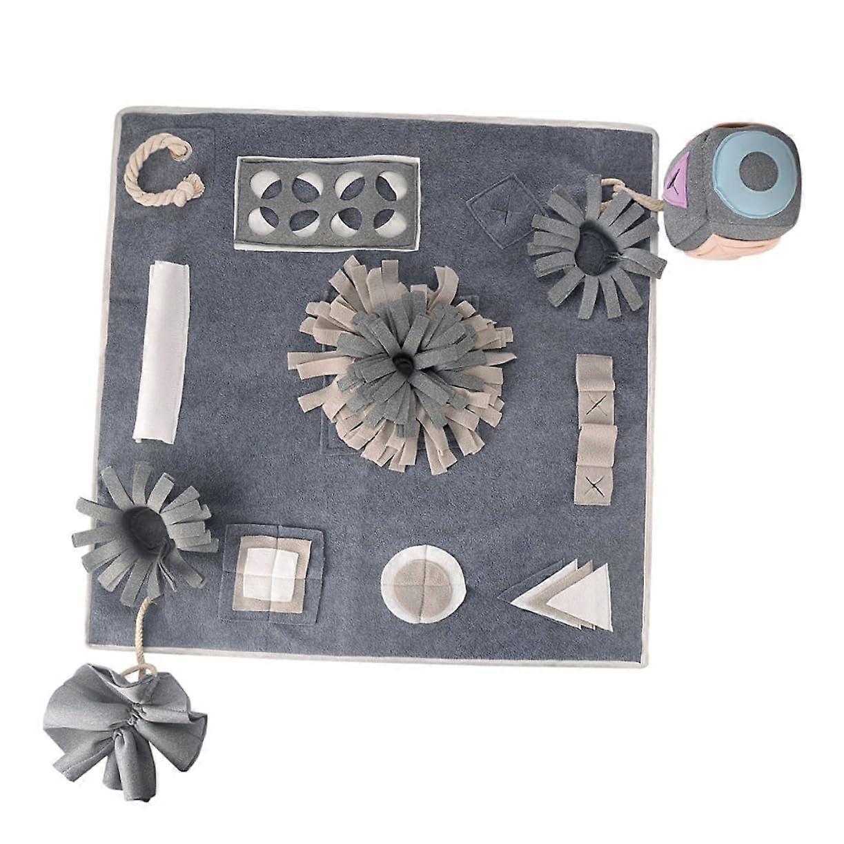 Pet Sniffing Mat for Dogs, Washable Felt Feeding Mat with Anti-Slip Design, Promotes Slow Eating and Energy Release