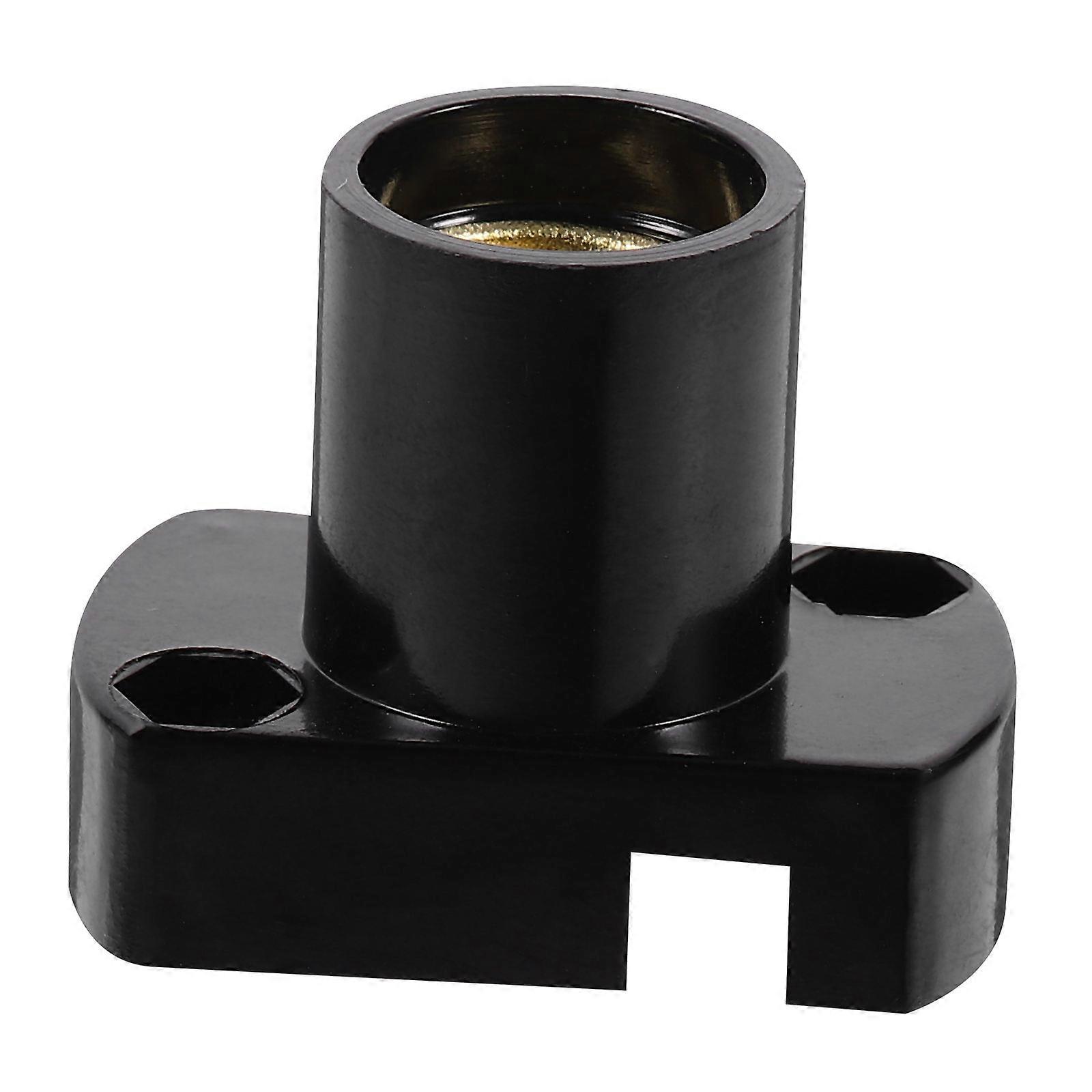 Lighting Lamp Base Adapter E12 Bulbs Home Versatile Applications Rectangular Shape Abs Copper 1Set