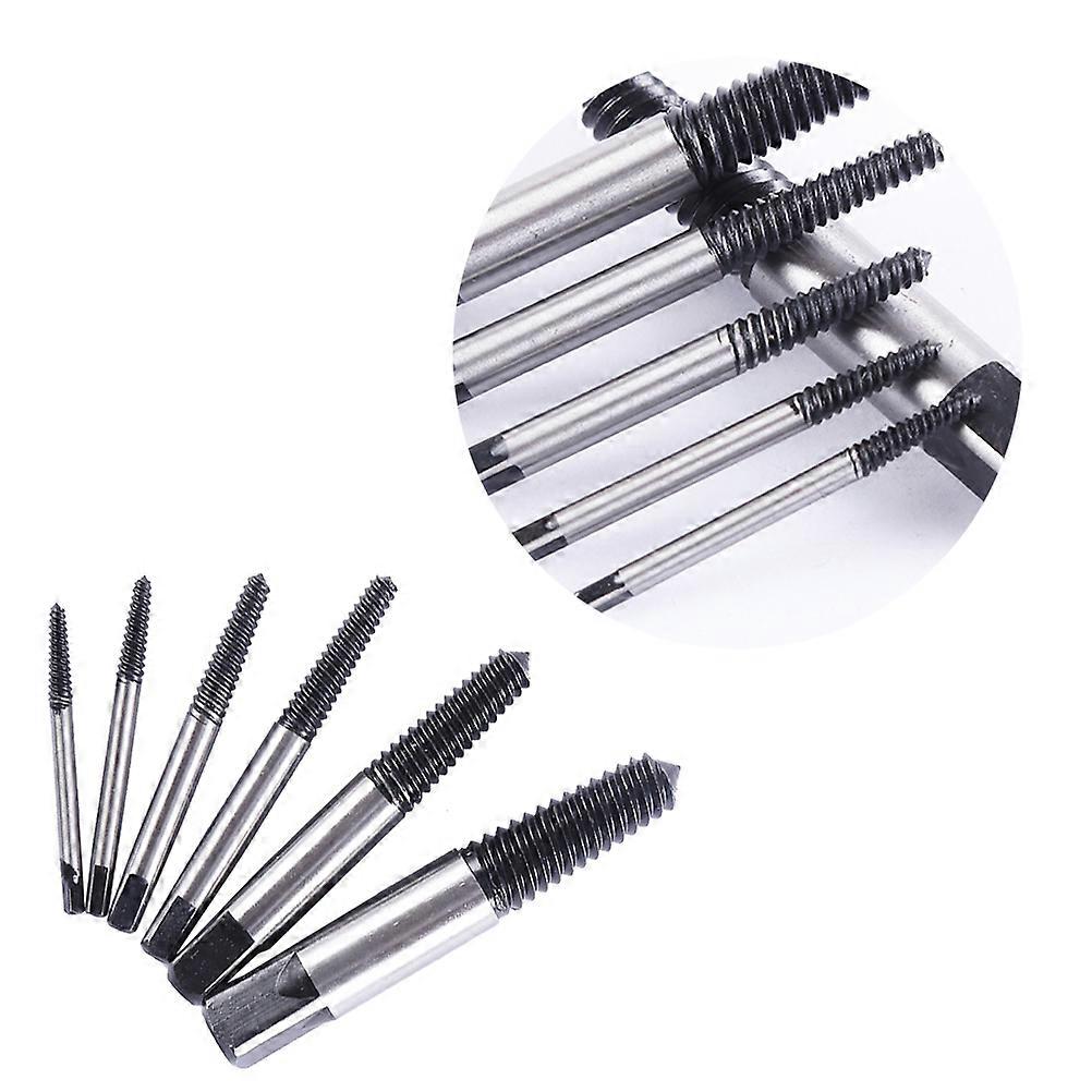 Precision Screw Extractor Set For Mechanics Diy Enthusiasts Remove Damaged Screws 6Pcs Set